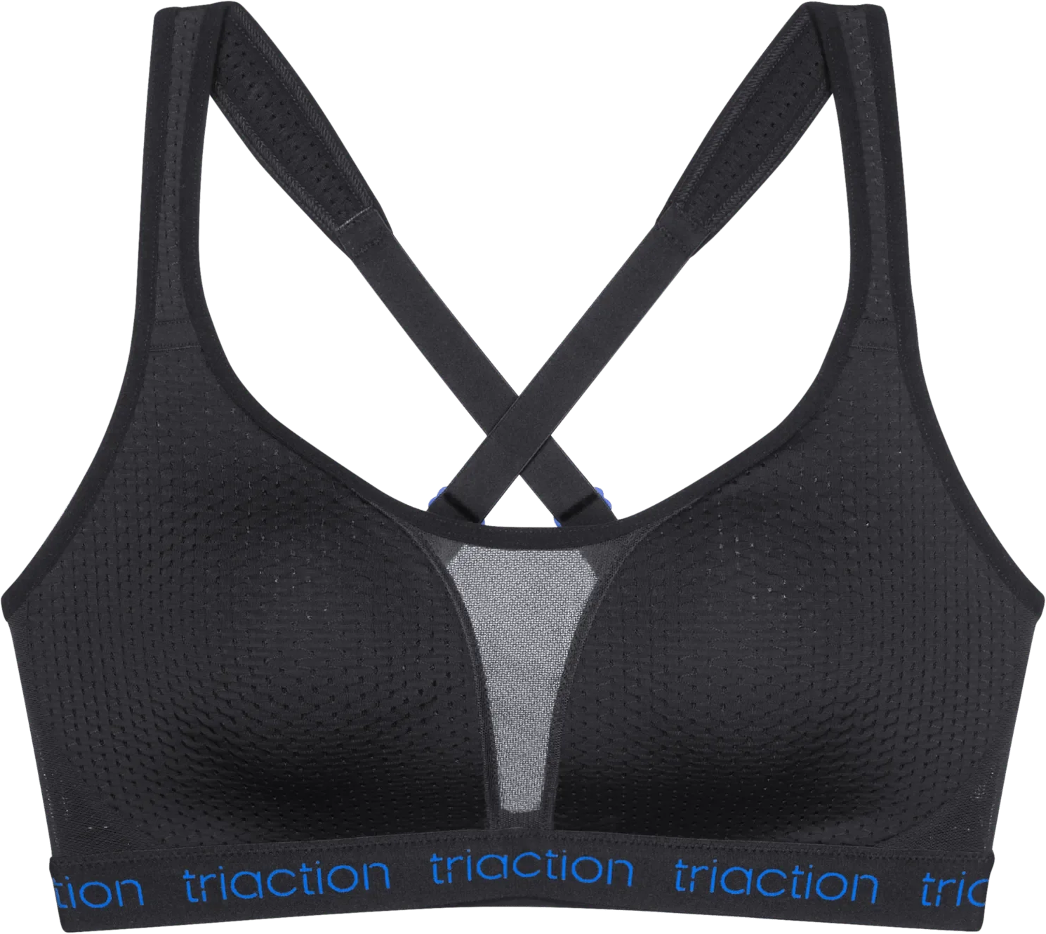 Triaction® BY Triumph Sport BH "Energy Lite P Ex", Mesh-Ausschnitt, FüR Damen, Schwarz, 80D