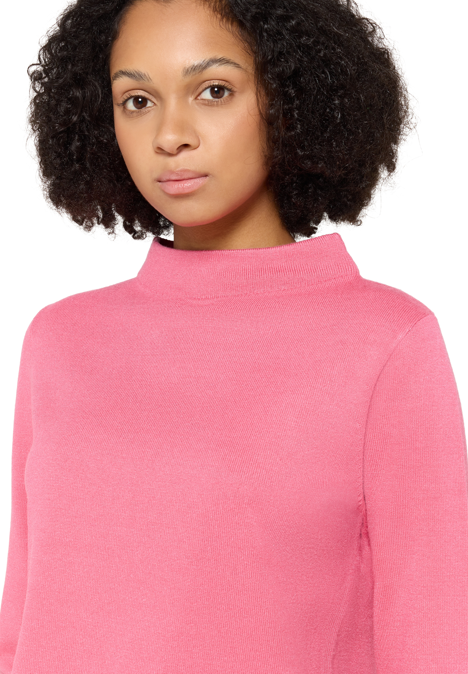 Betty Barclay Strickpullover Mit Stehkragen, Pink, 42