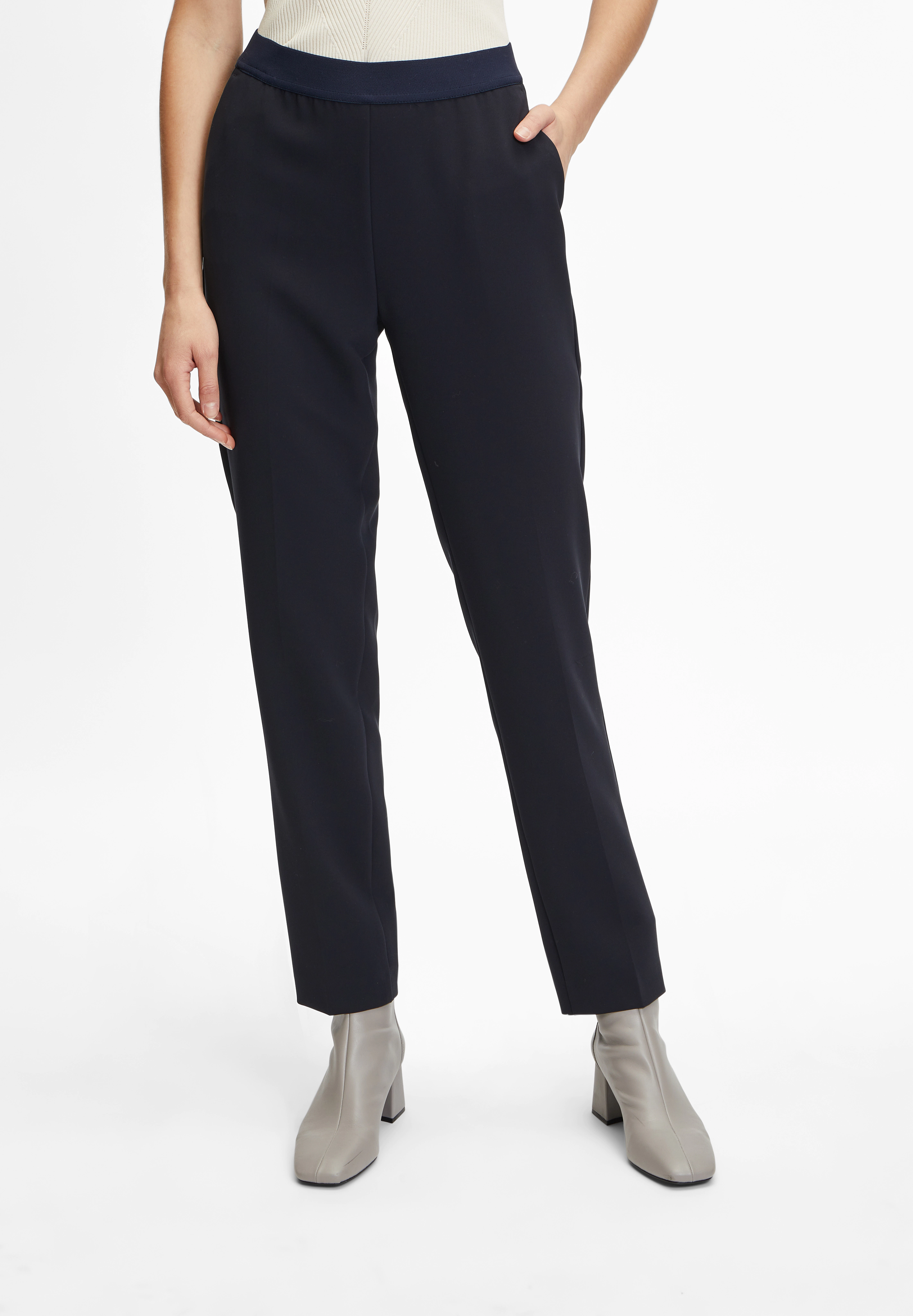 Raphaela By Brax Stoffhose, Slim Fit, Mid Waist, FüR Damen, Schwarz, 44