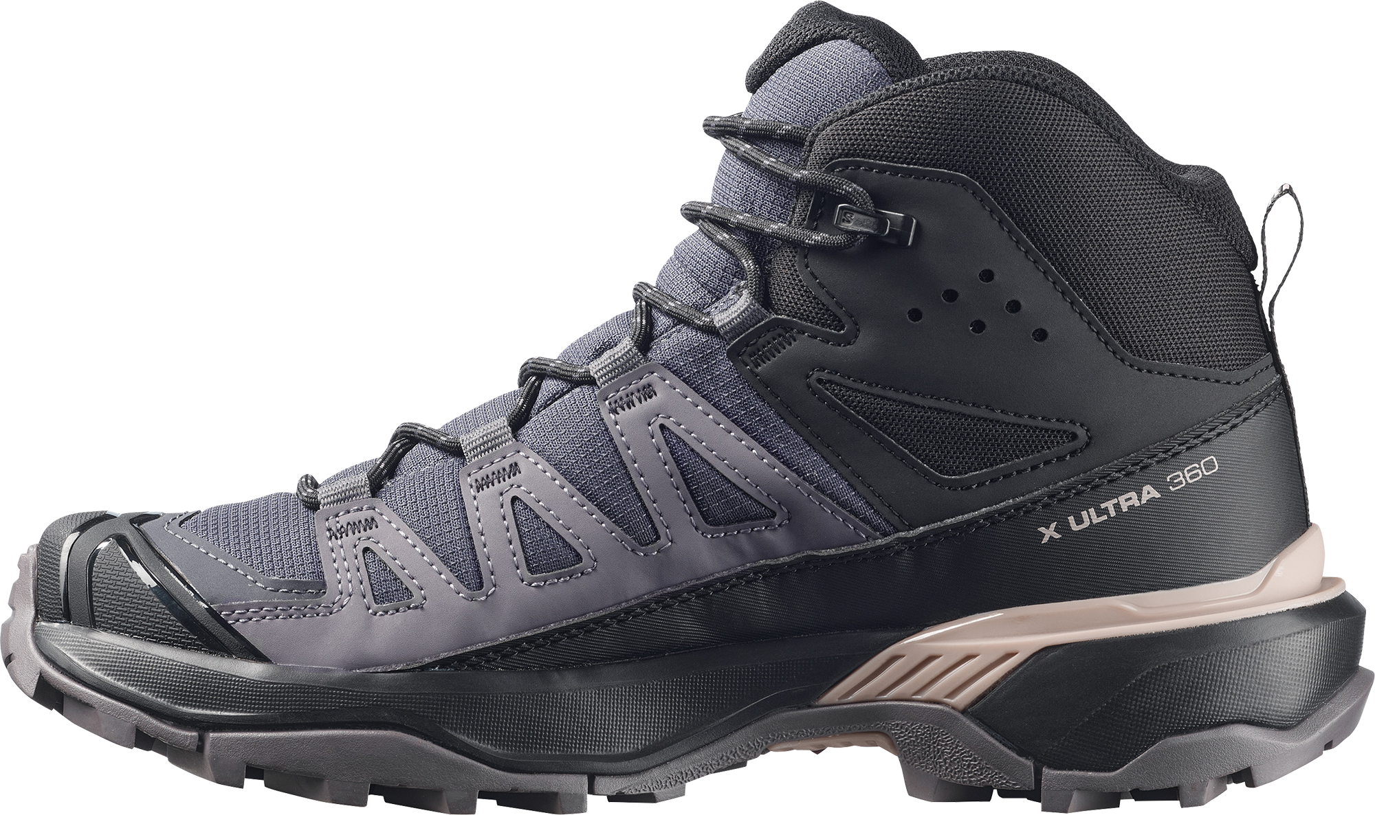 Salomon Wanderschuhe X-Ultra 360, Zuglasche, FüR Damen, Schwarz|Blau, 38