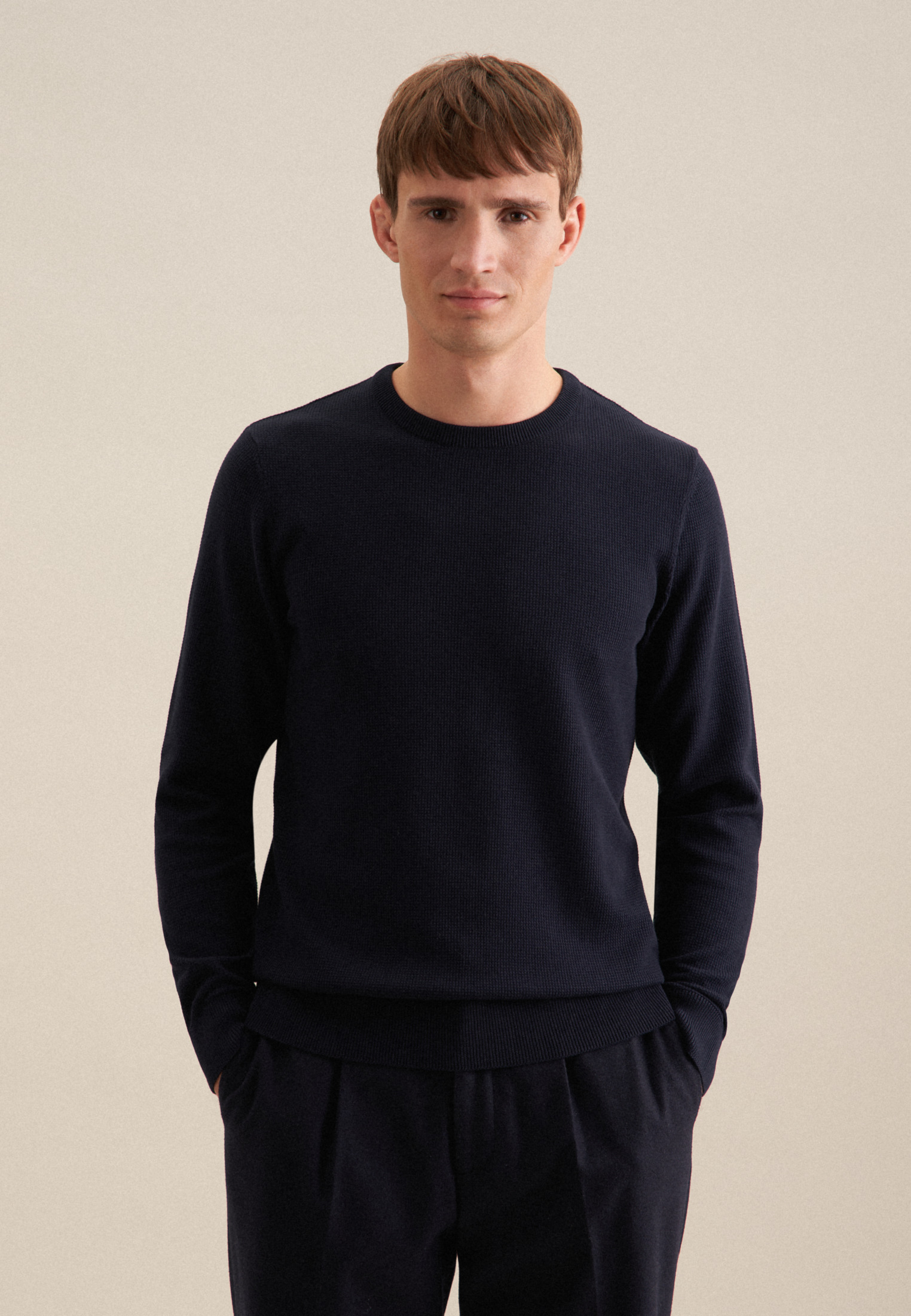 Seidensticker Pullover Schwarze Rose, Blau, Xxl