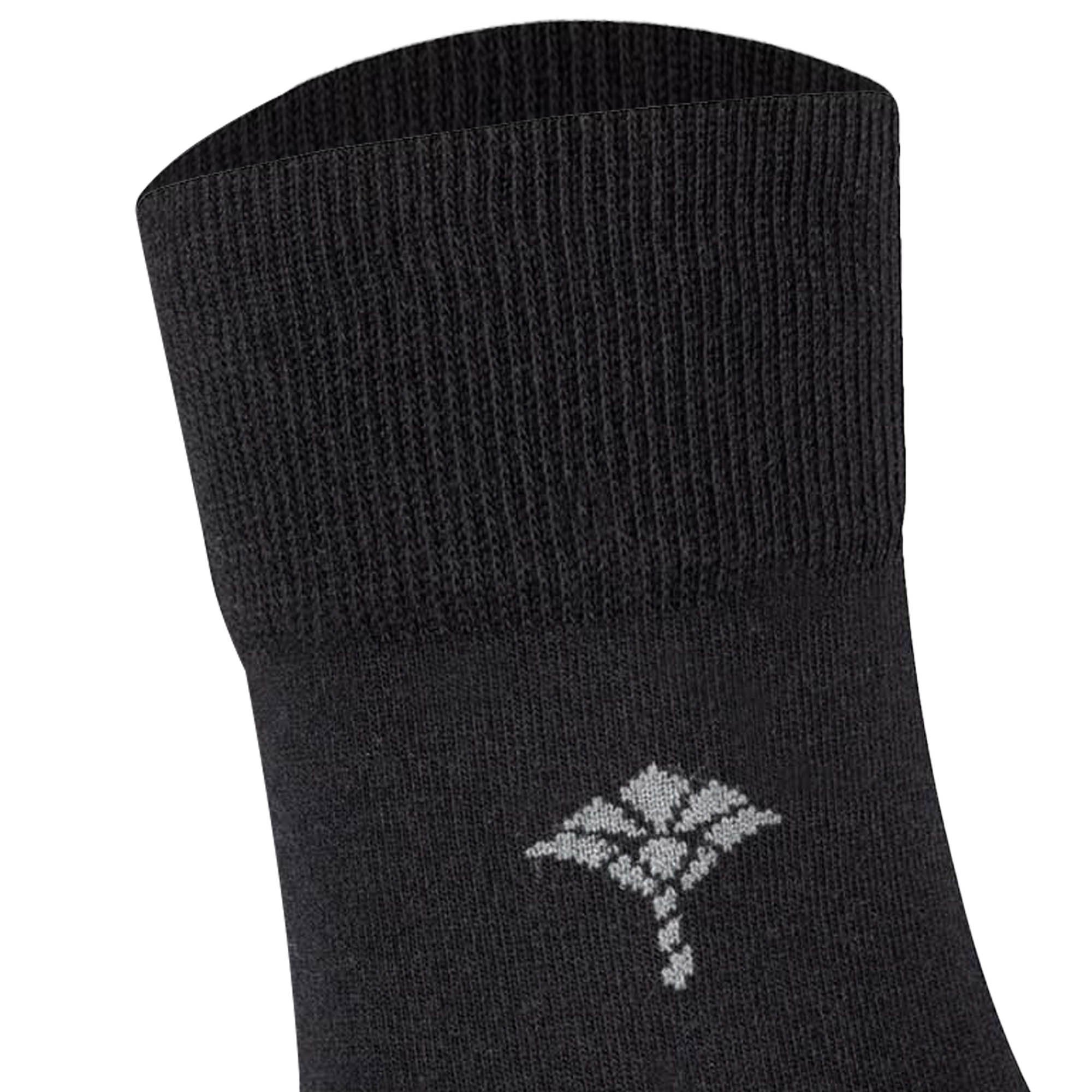 Joop! Damen Socken, 2Er Pack - Daily Glam Organic Gots Socks, Baumwoll-Mix, Uni, Schwarz, 39-42