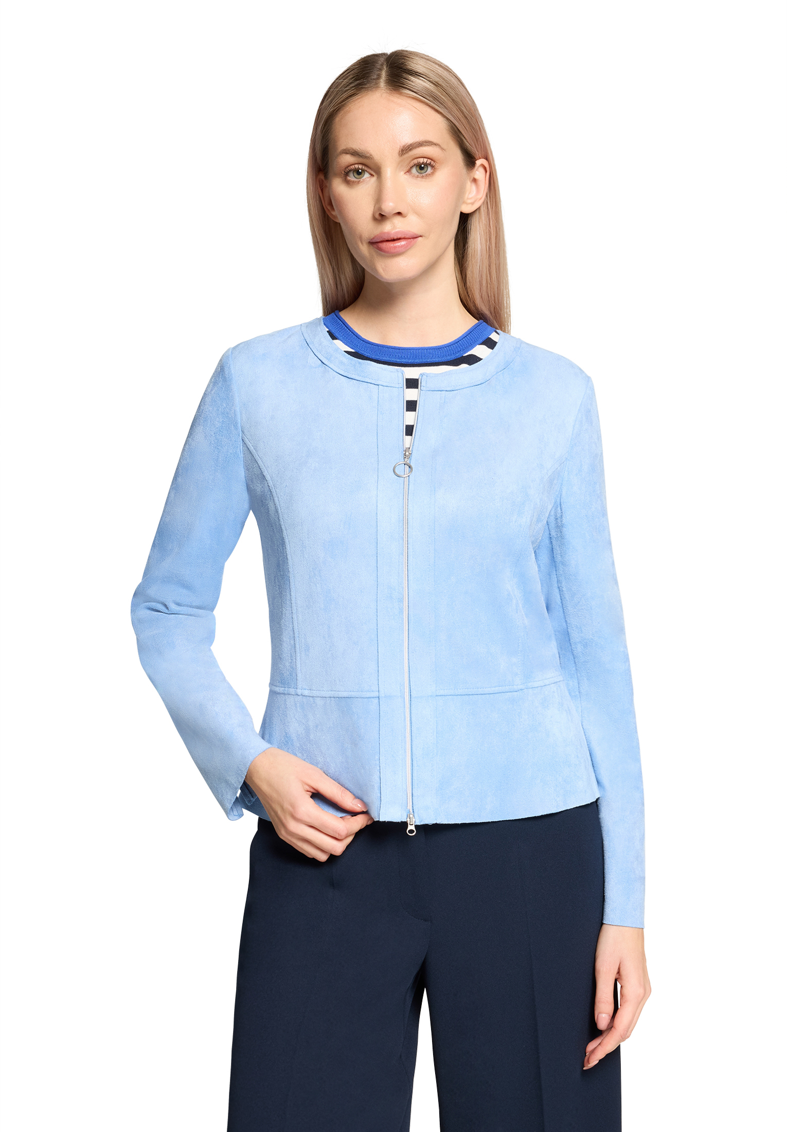 Betty Barclay Kurzblazer Mit ReißVerschluss, Blau, 44