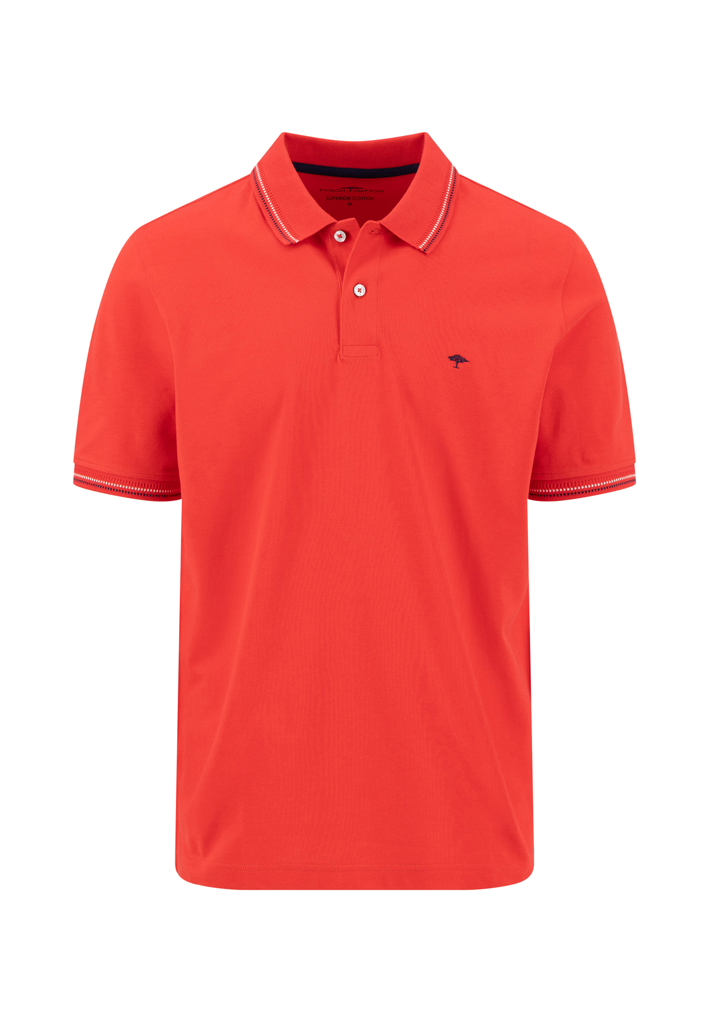 FYNCH-HATTON® Poloshirt, Kurzarm, FüR Herren, Rot, Xl