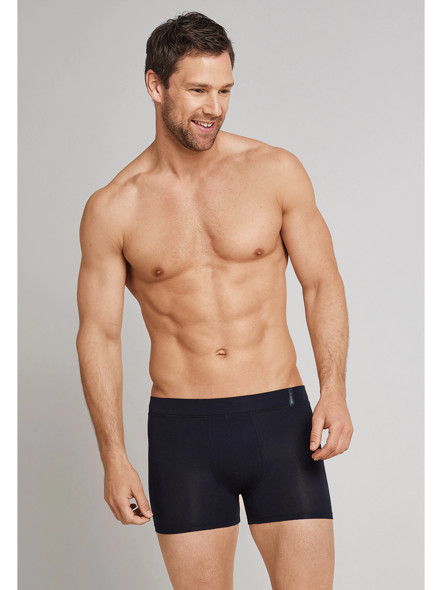 Schiesser Long Life Soft Pants, Label, Uni, FüR Herren, Blau, 8