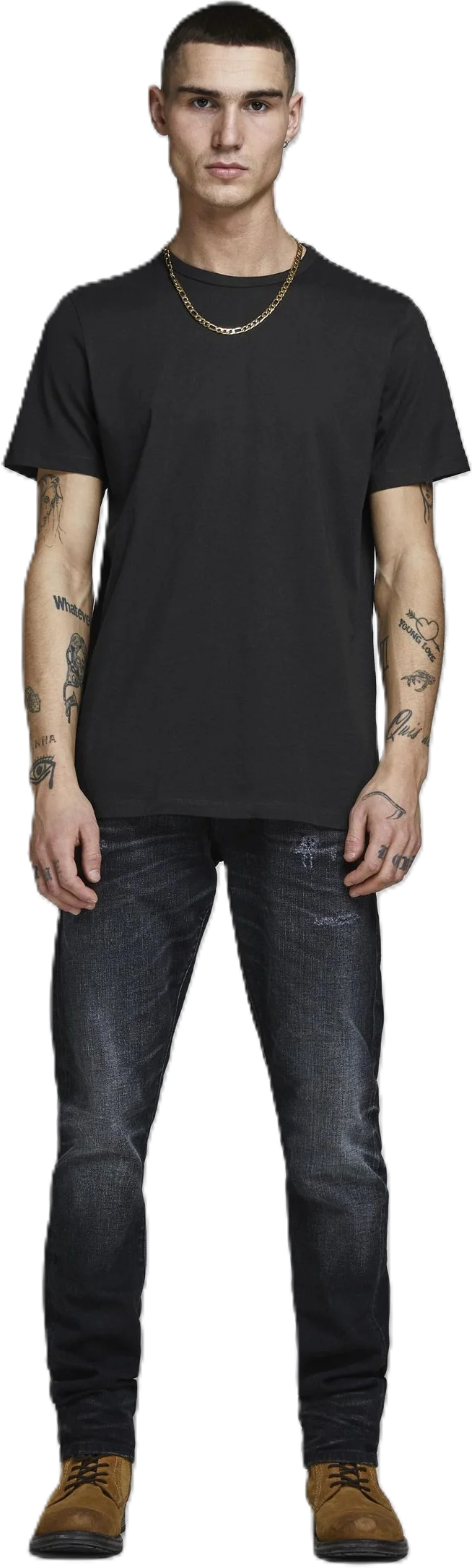 Jack & Jones T-Shirt, 2Er-Pack, FüR Herren, Schwarz, L