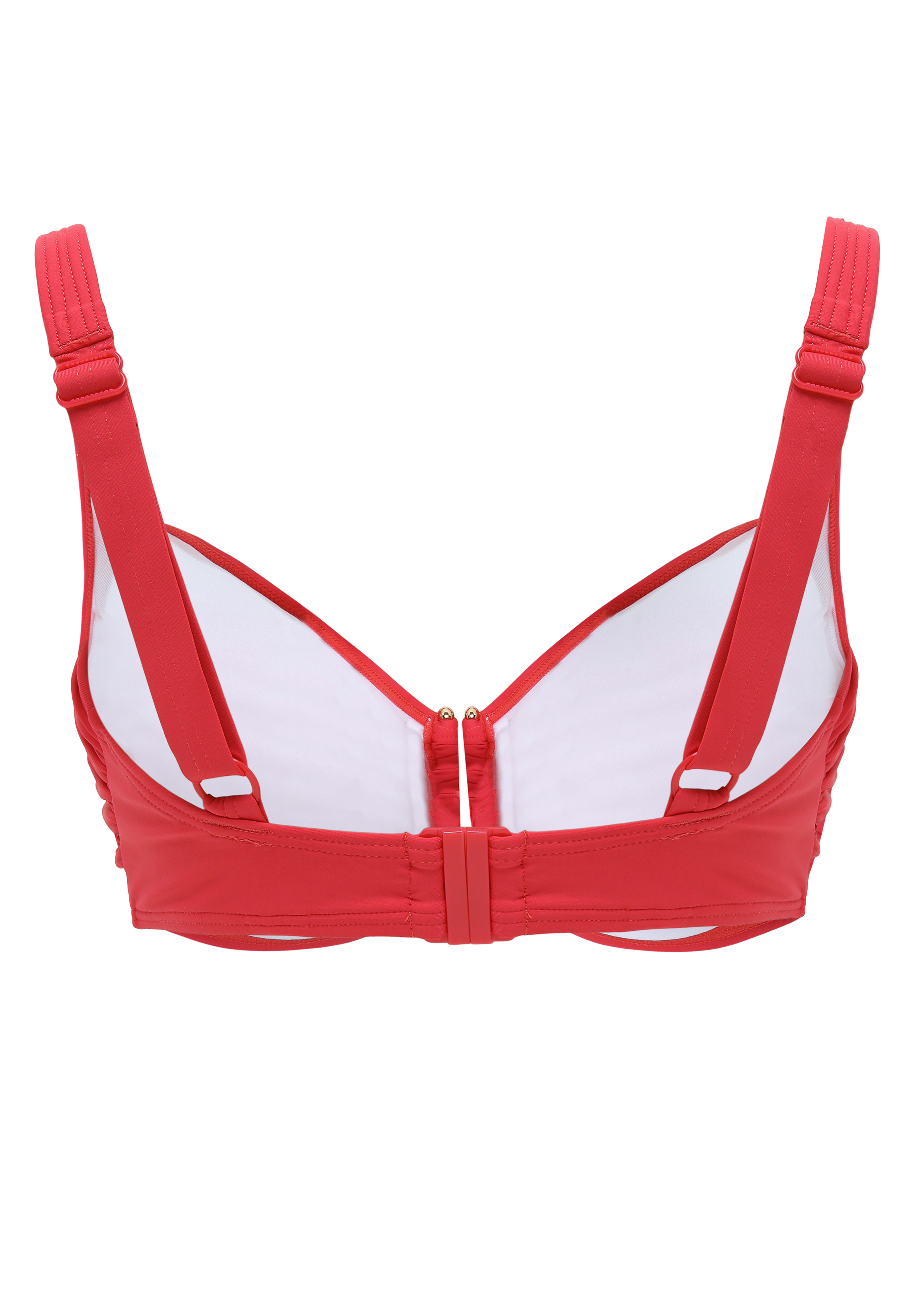 Lascana BüGel-Bikini-Oberteil Simple, Breite TräGer, FüR Damen, Pink, 44 F