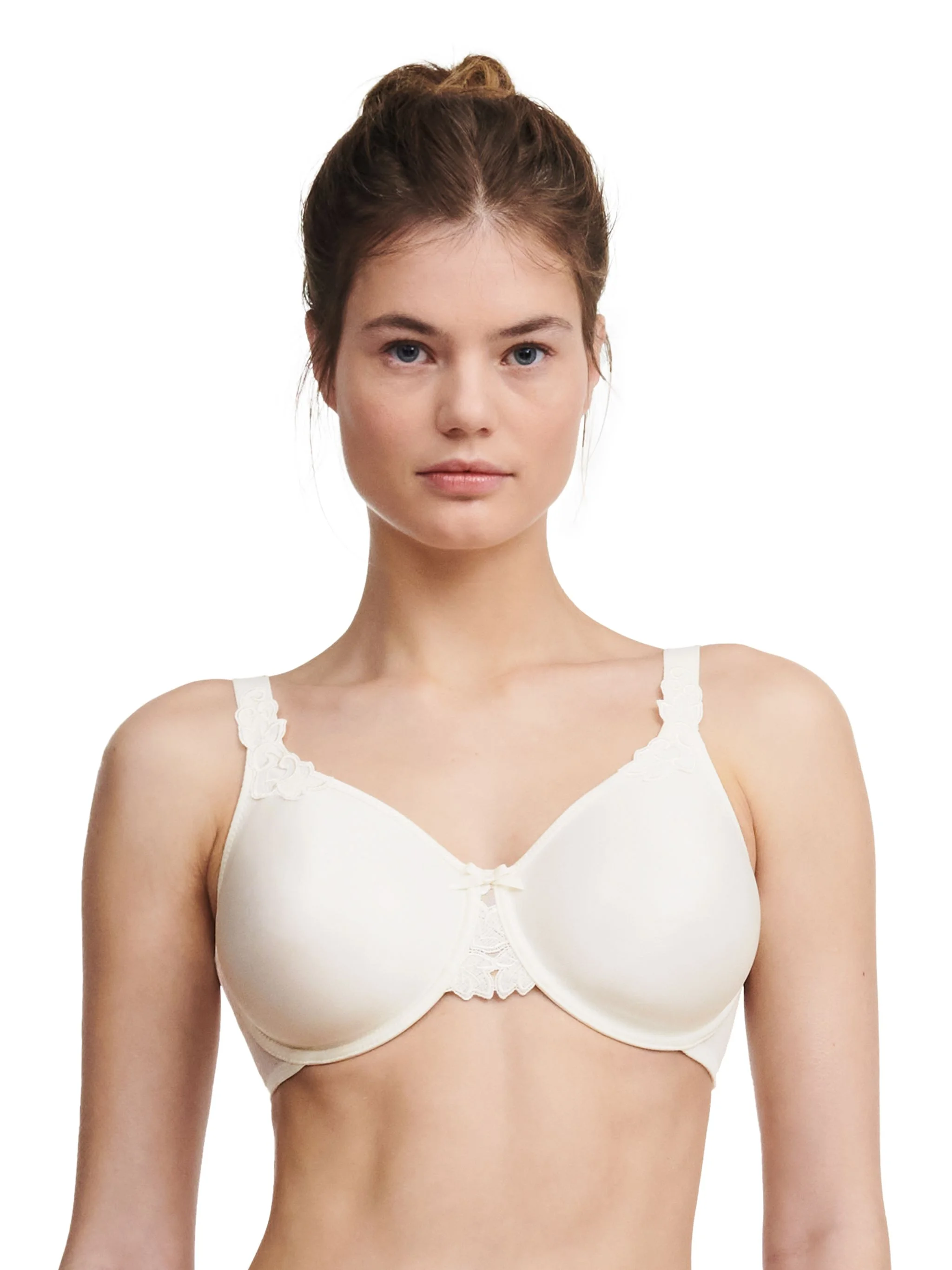 Chantelle Hedona BüGel-Bh, Gemoldet, Stickerei, Zierschleife, FüR Damen, Weiß, 85D