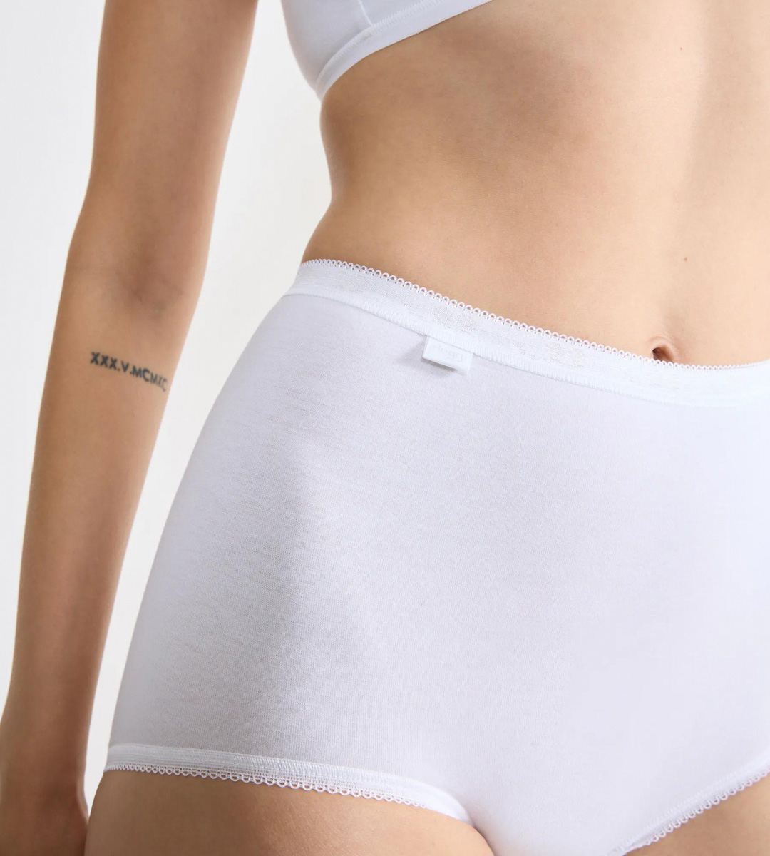 Sloggi Basic+ Maxi-Slip, 2Er-Pack, Uni, FüR Damen, Weiß, 42