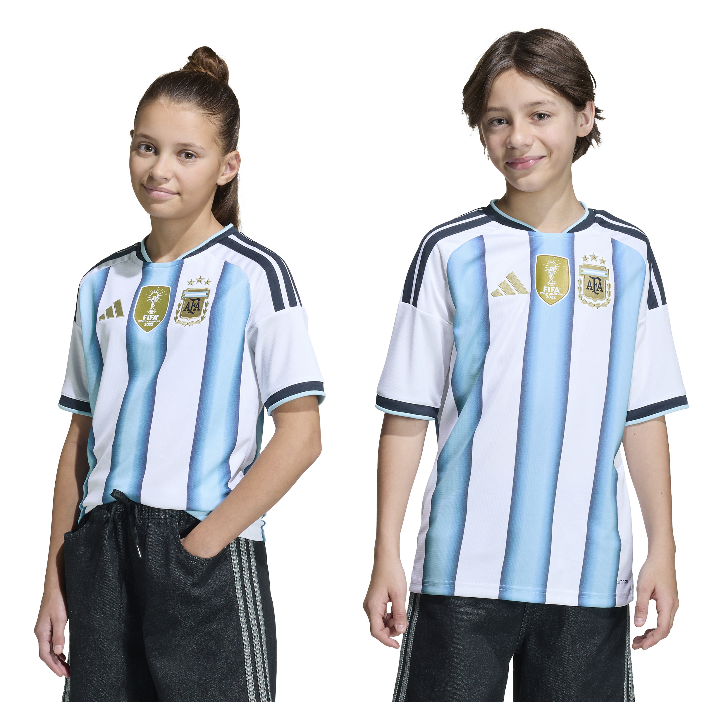 Adidas Heimtrikot Argentinien, Wm 2026, Weiß|Blau, 164