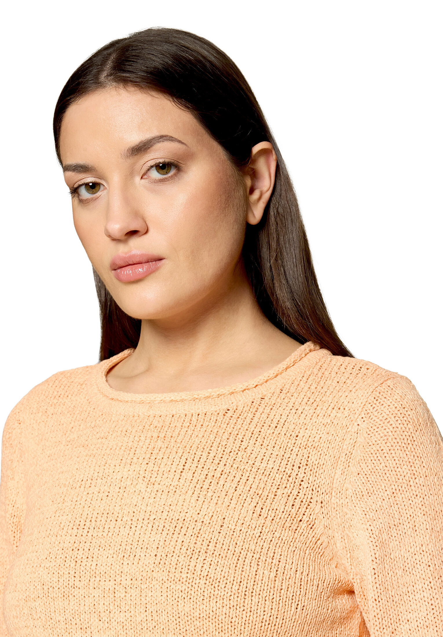 Betty Barclay Strickpullover Mit 3/4 Arm, Orange, 38