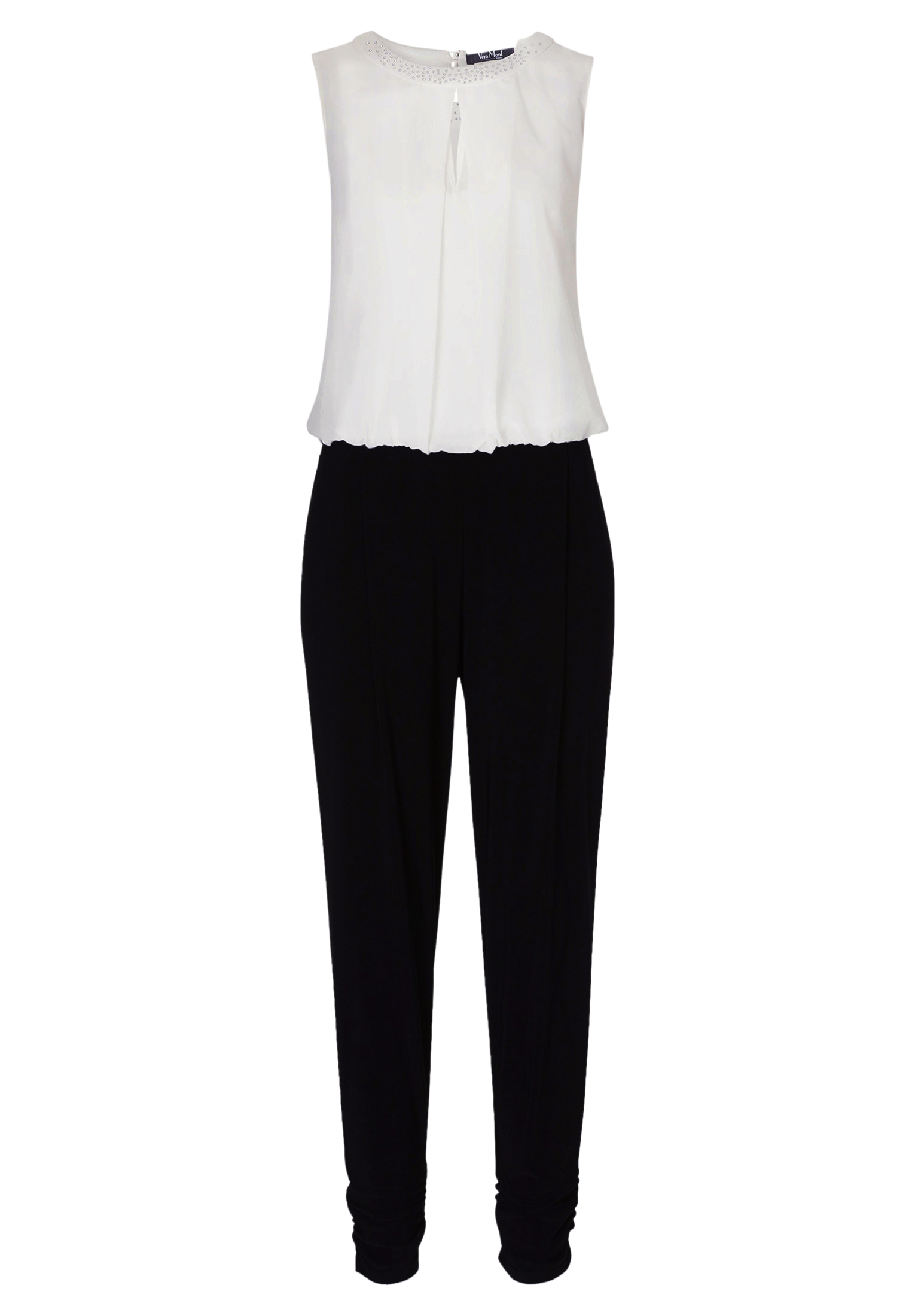 Vera Mont Jumpsuit Mit Cut-Outs, Schwarz, 34