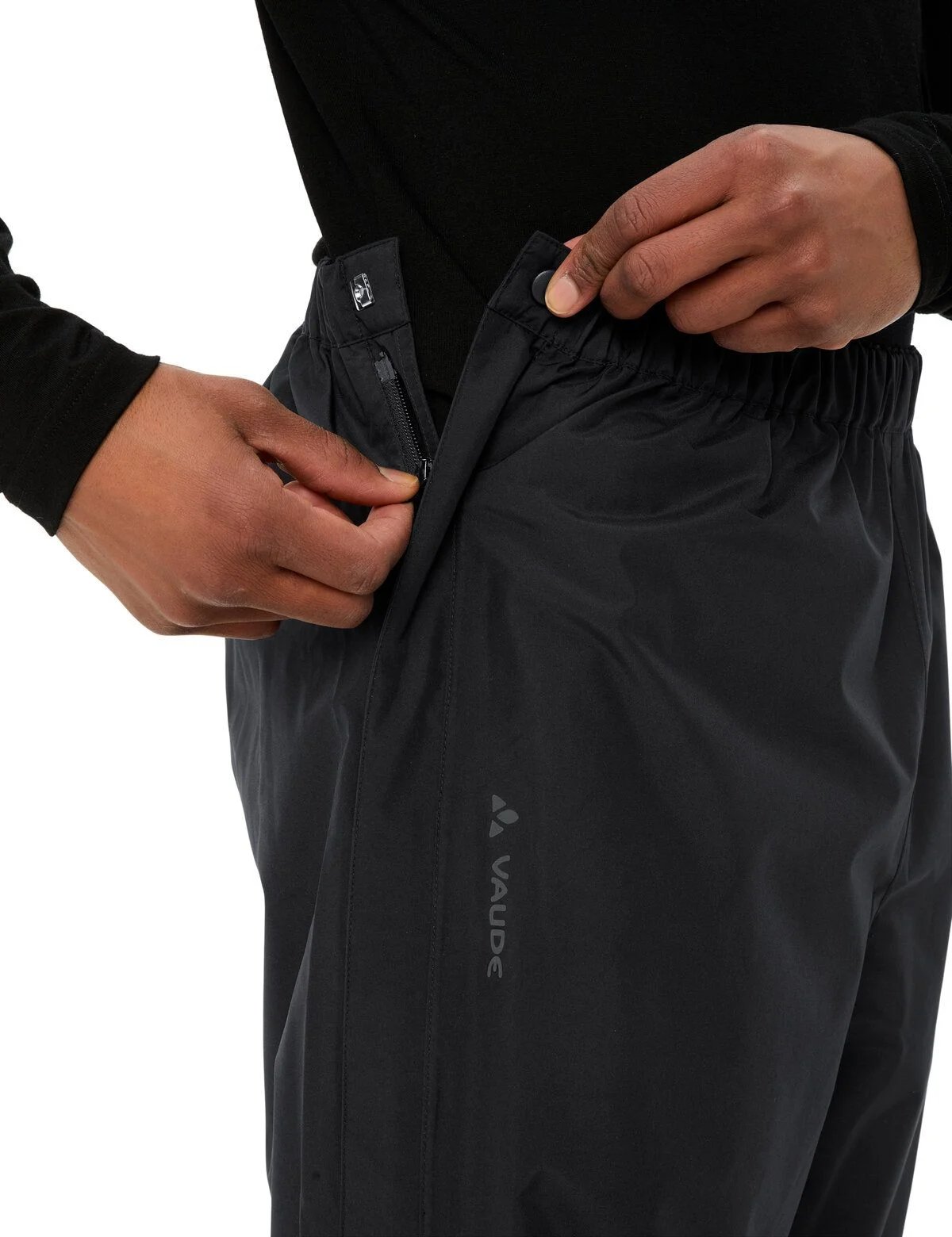 Vaude Regenhose, 2-Lagig, FüR Herren, Schwarz, Xl
