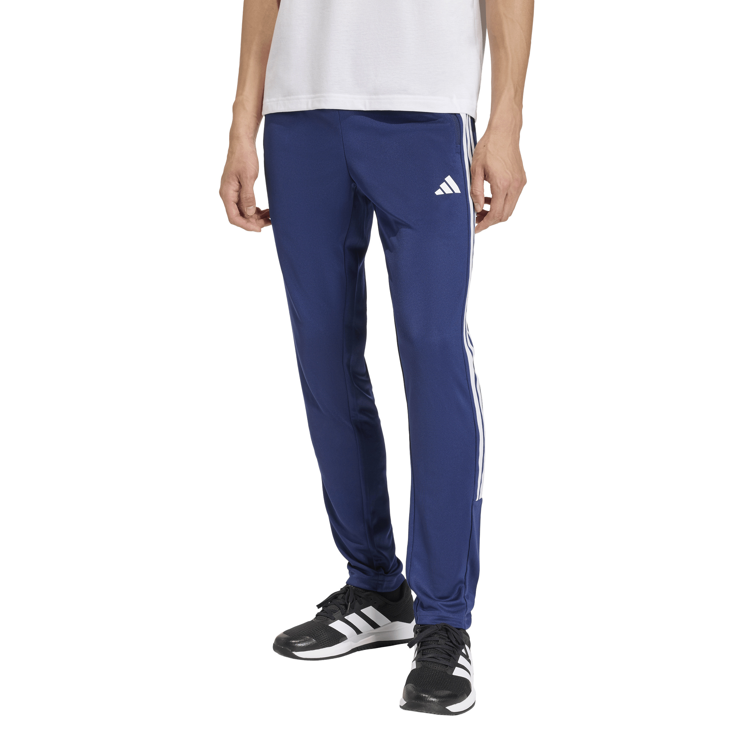 Adidas Trainingshose Essentials, Climacool, Blau|Weiß, XL