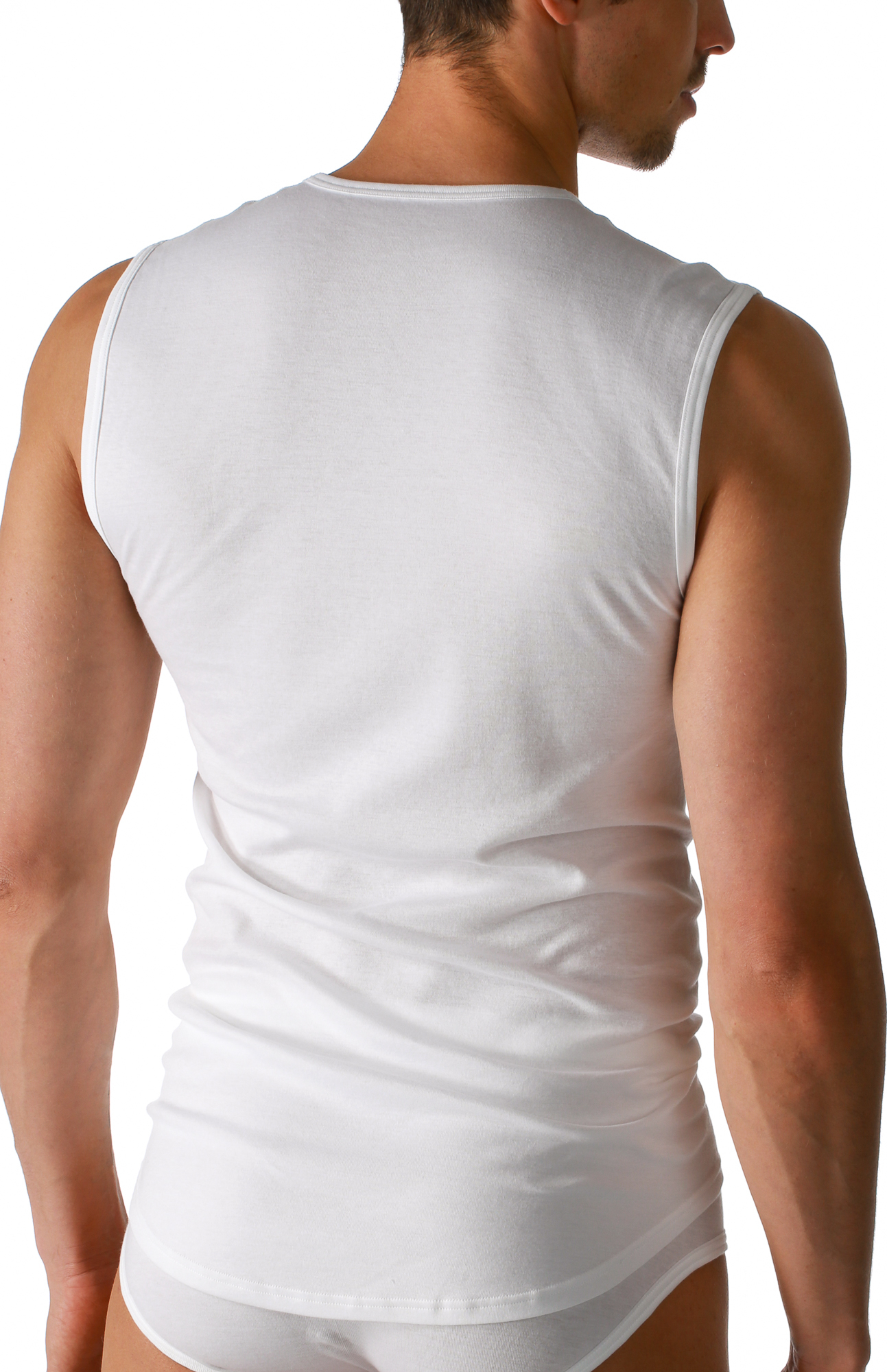 mey Noblesse Unterhemd, äRmellos, FüR Herren, Weiß, 8