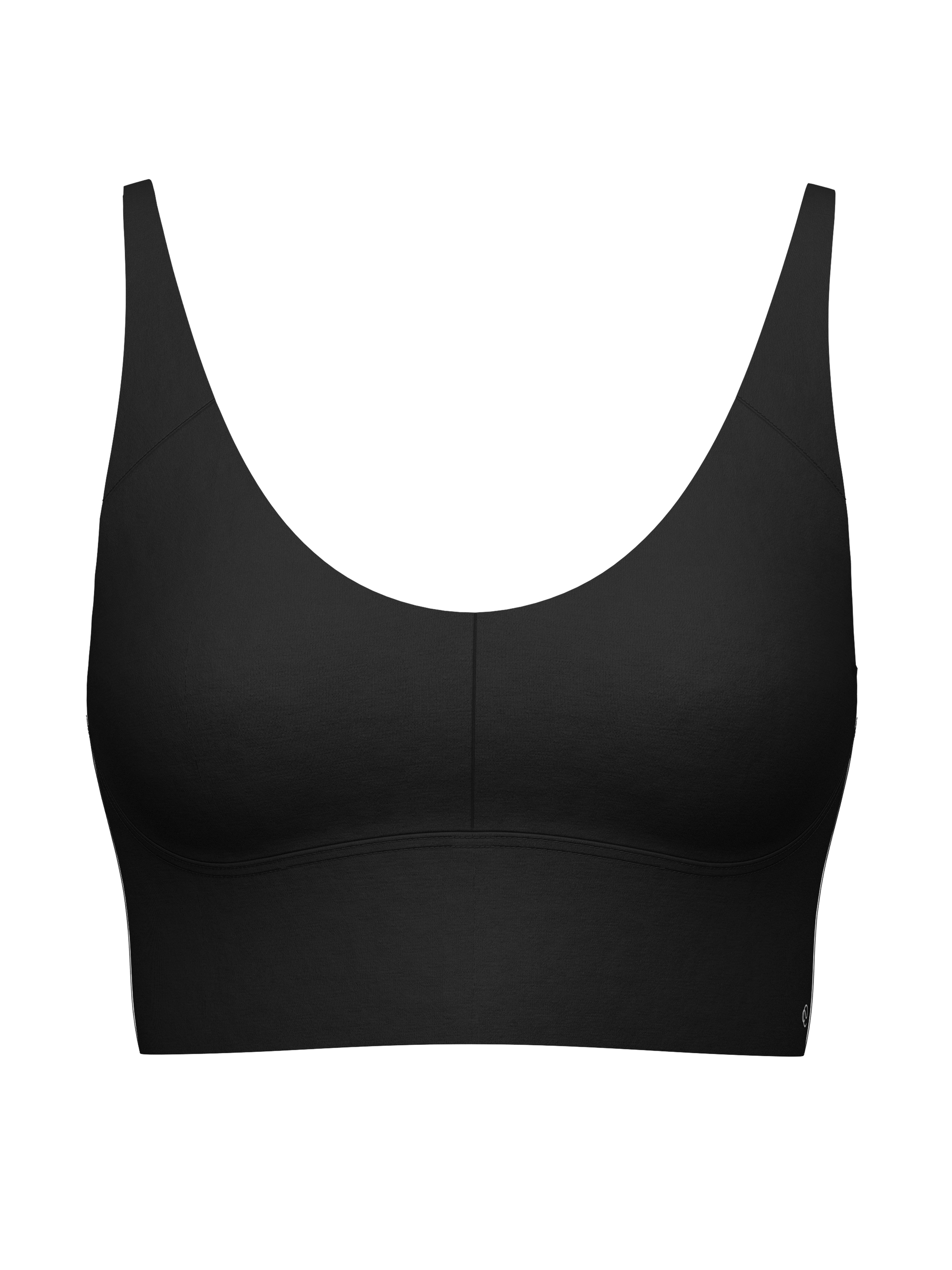 Calida Damen Bustier Mit Verstellbaren TräGern Natural Skin, Schwarz, S