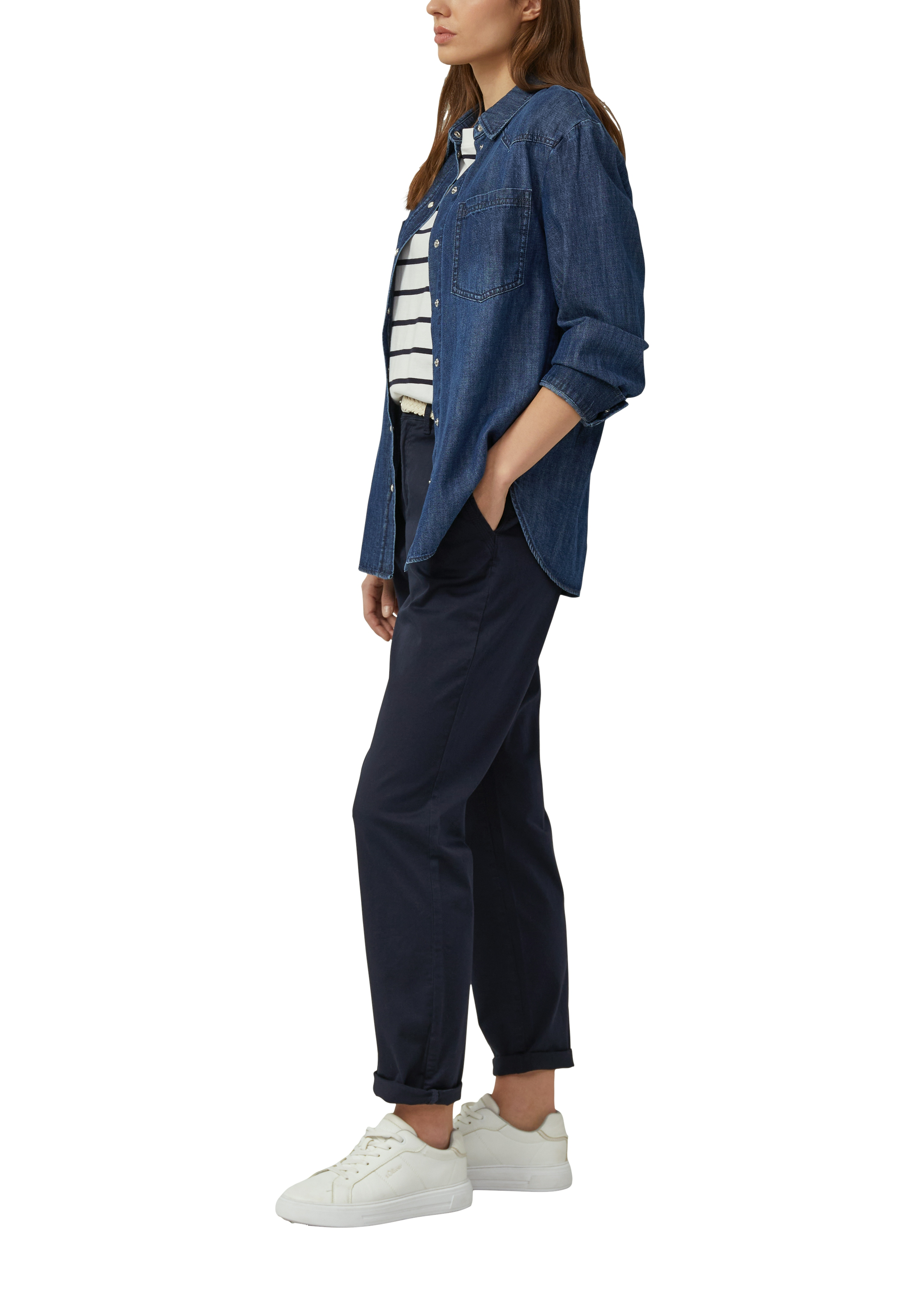 S.Oliver Red Label Chino, 4-Pocket, FüR Damen, Blau, 44