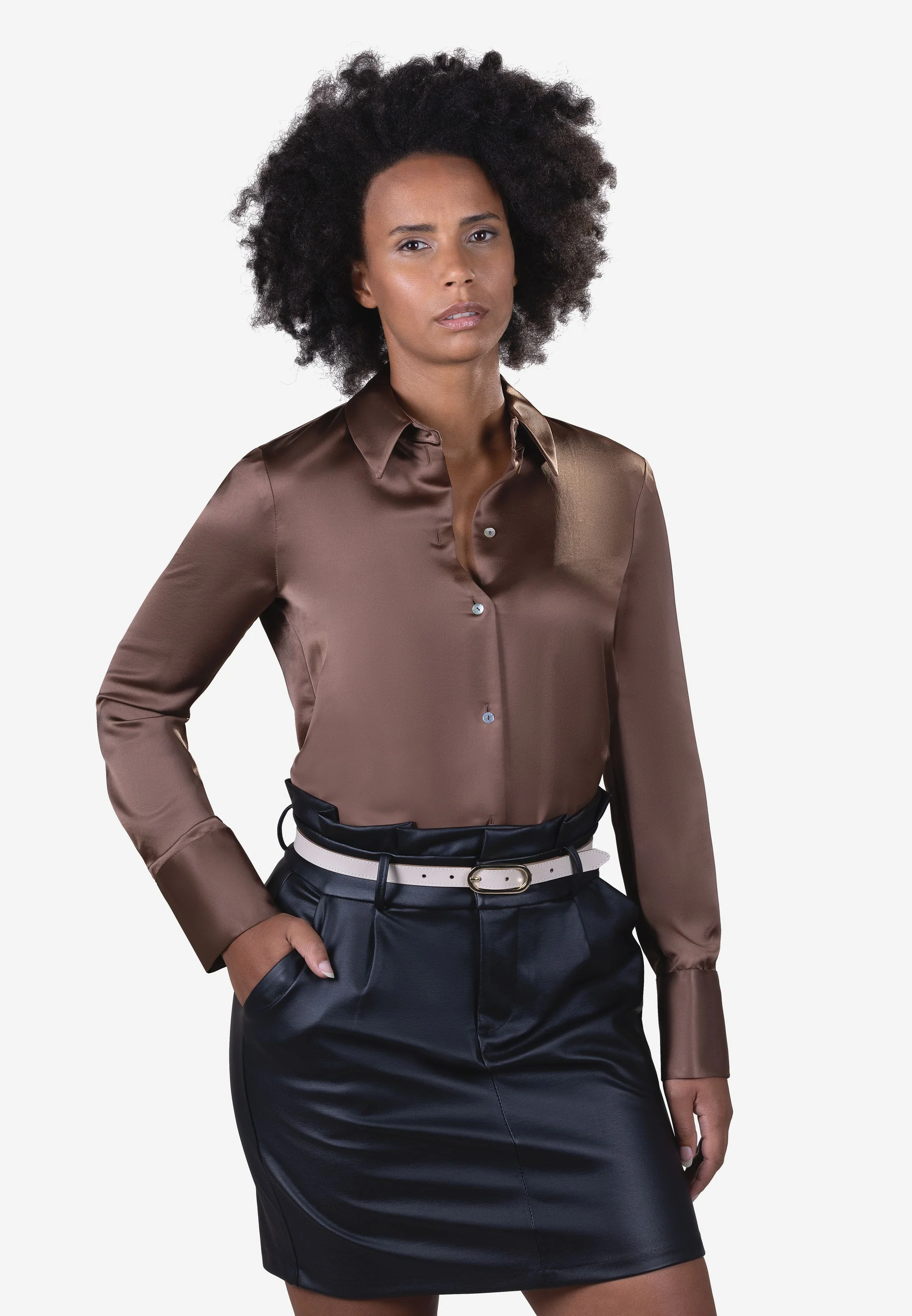 Tamaris GüRtel, Ovale Metallschnalle, FüR Damen, Beige, 105