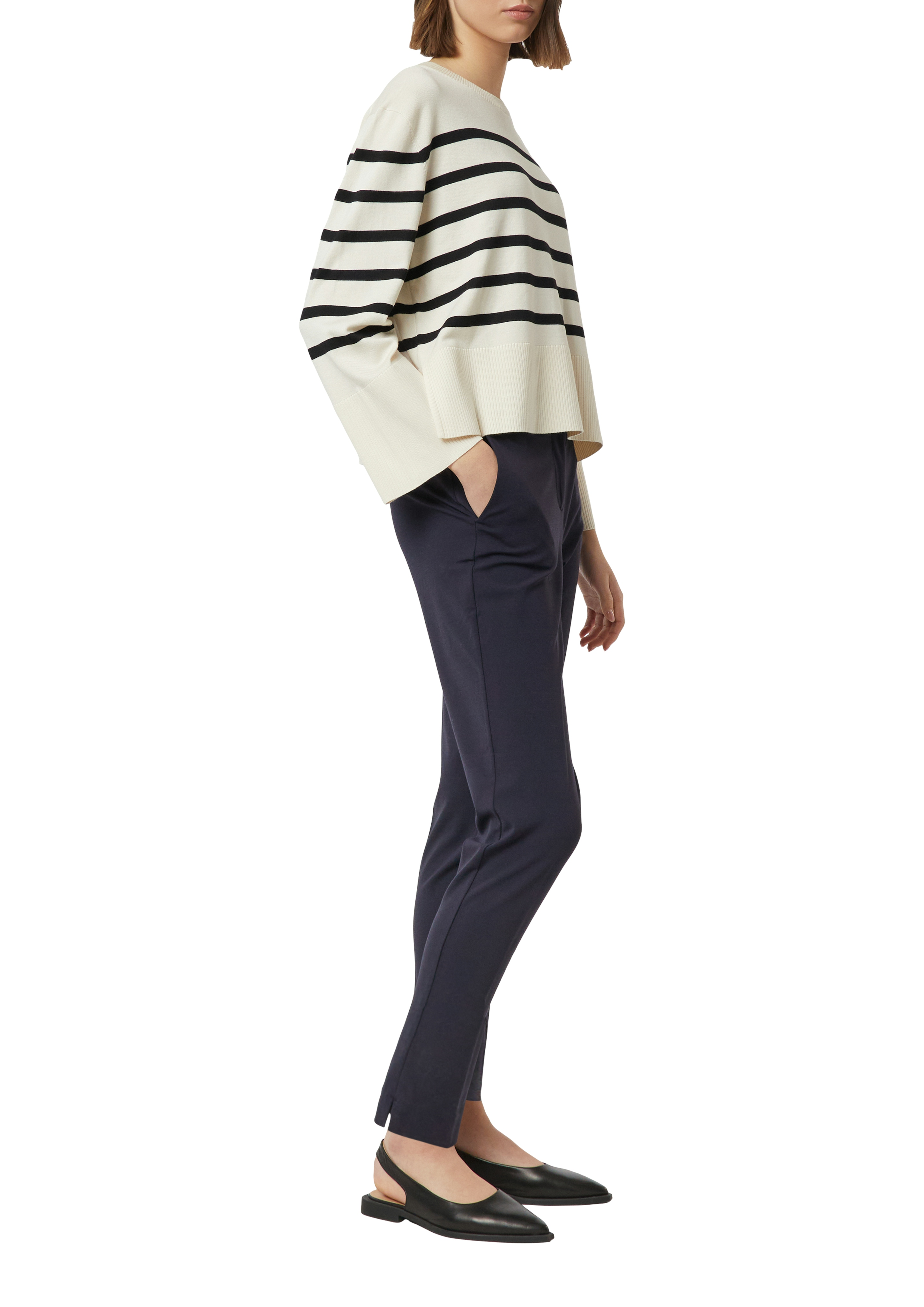 Comma, Stoffhose, Formbund, FüR Damen, Blau, 40