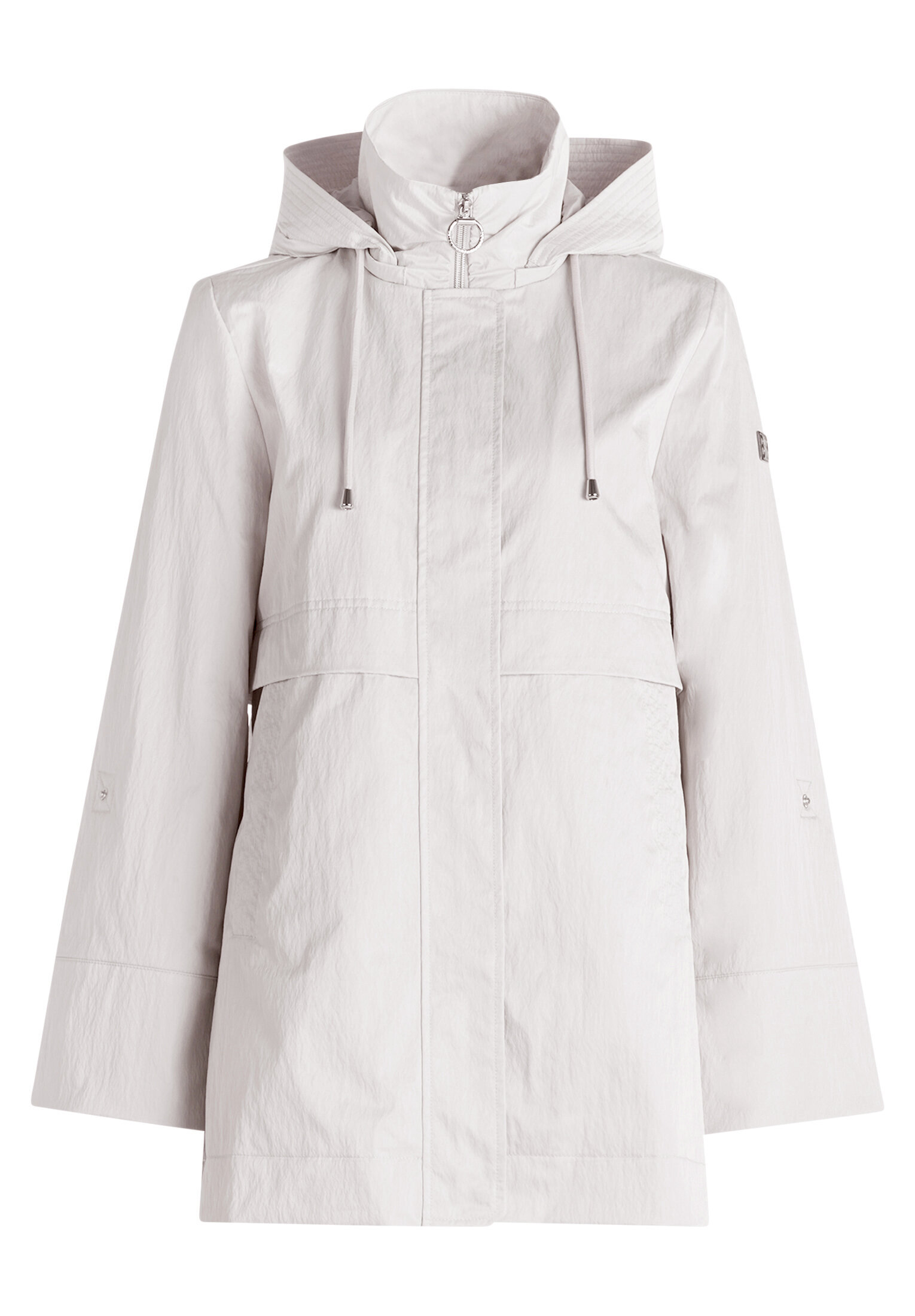 Betty Barclay Outdoorjacke Mit Abnehmbarer Kapuze, Grau, 42