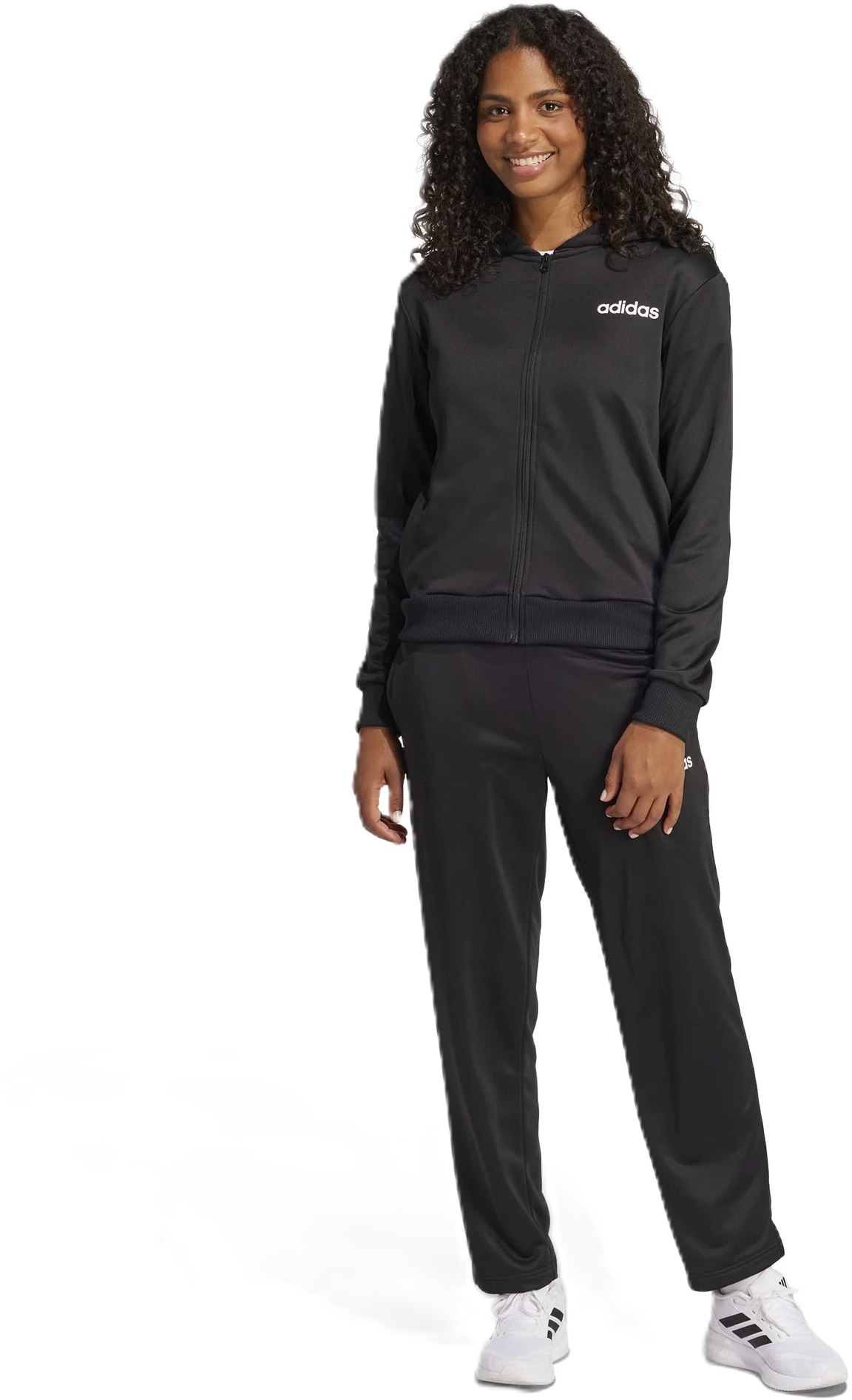 Adidas Sportanzug, Tunnelzug, Kapuze, FüR Damen, Schwarz, M