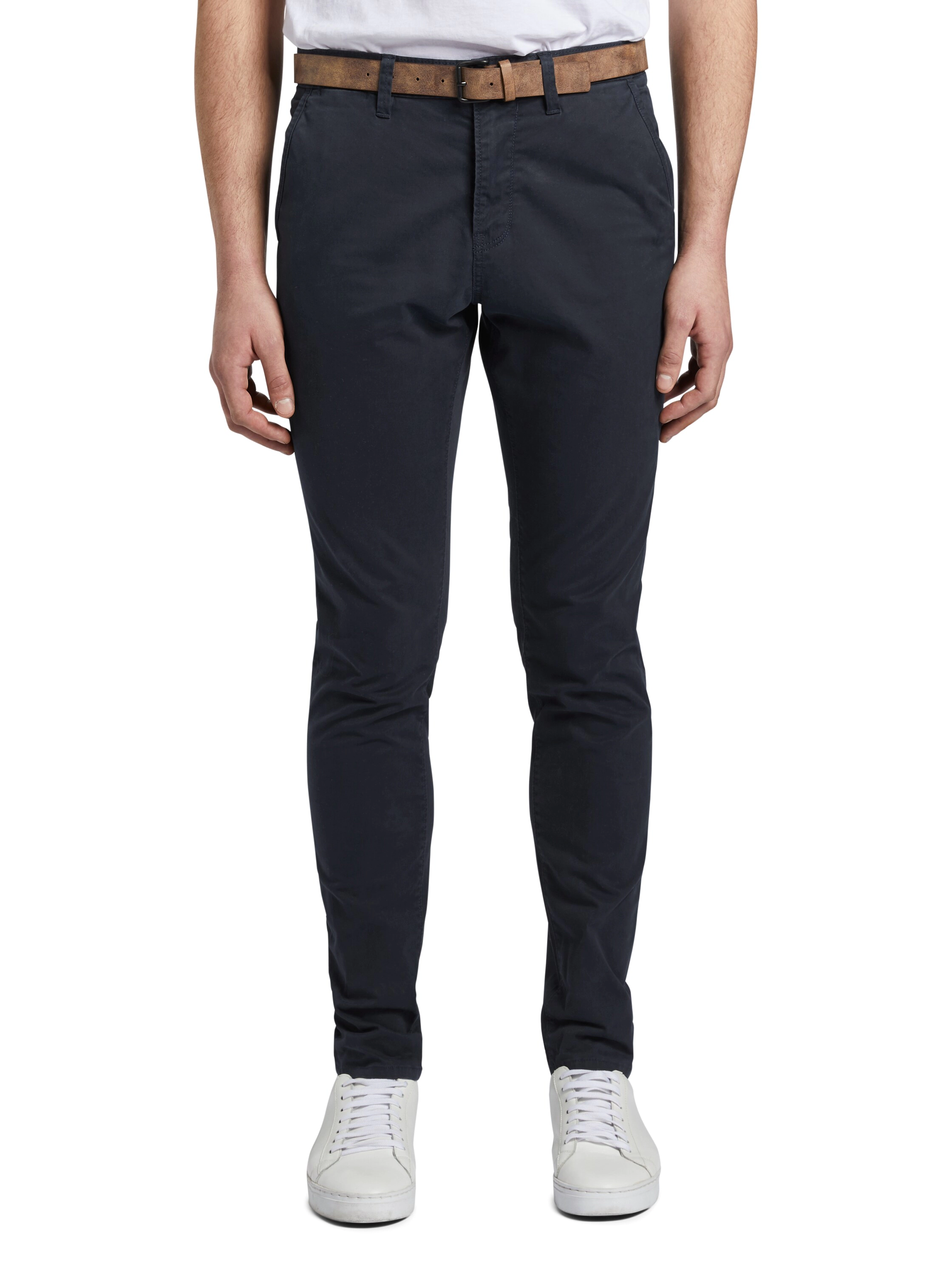 Denim TOM Tailor Chino, Uni, GüRtel, FüR Herren, Blau, W30/L32