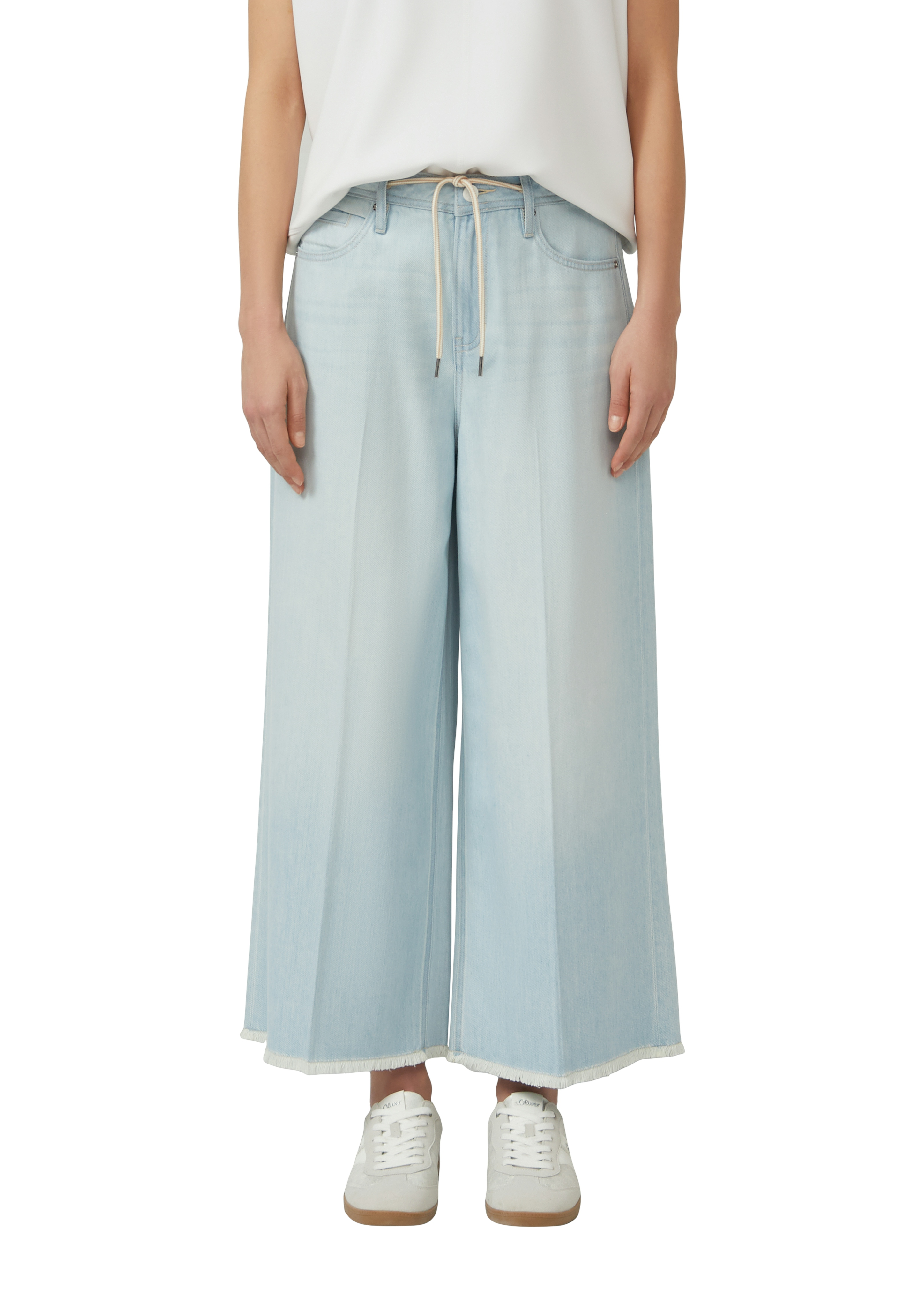 S.Oliver Red Label Culotte-Jeans Suri, Wide-Leg, FüR Damen, Blau, 44