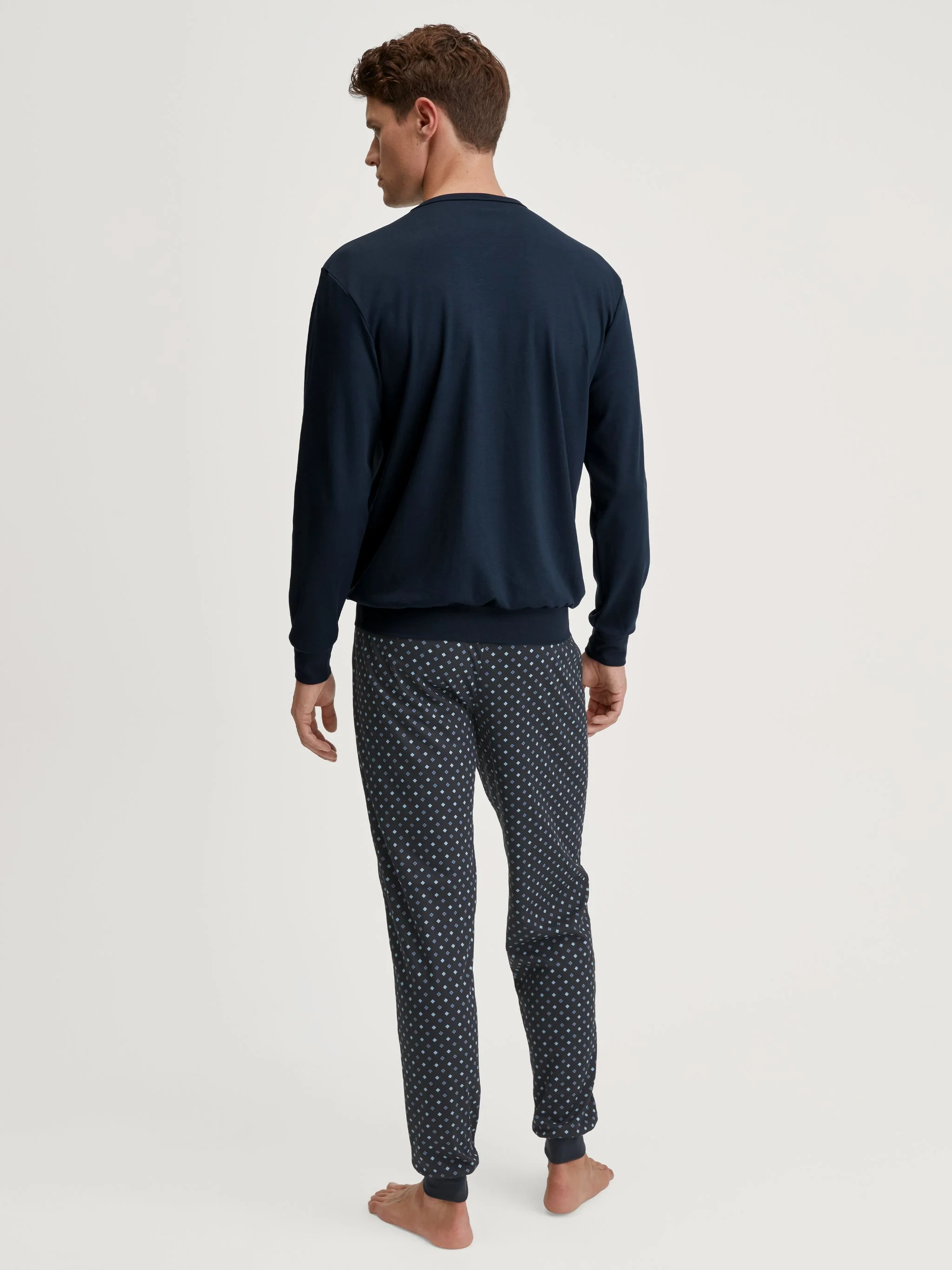 Calida Pyjama, Streifen, FüR Herren, Blau, Xxl