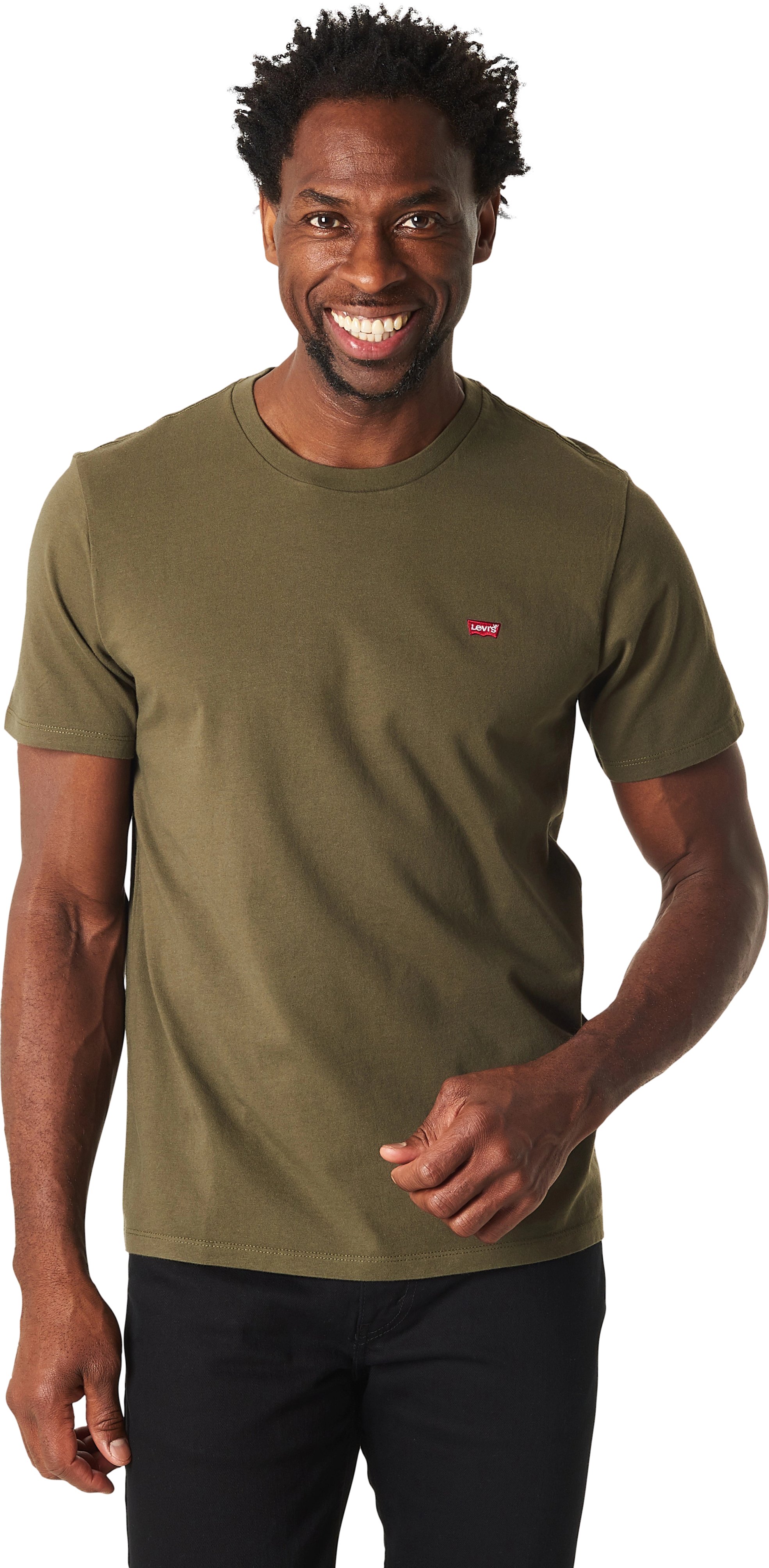 Levi's® T-Shirt, Rundhals, FüR Herren, GrüN, M