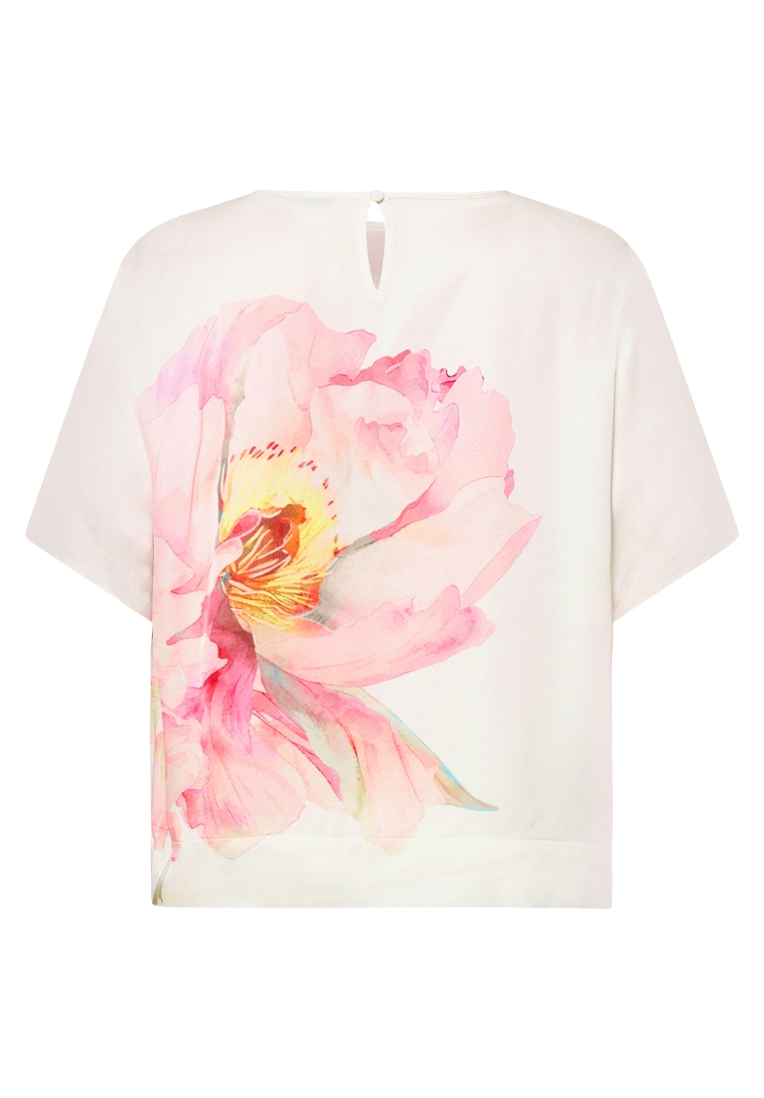 Betty Barclay Schlupfbluse Mit RippbüNdchen, Weiß, 40