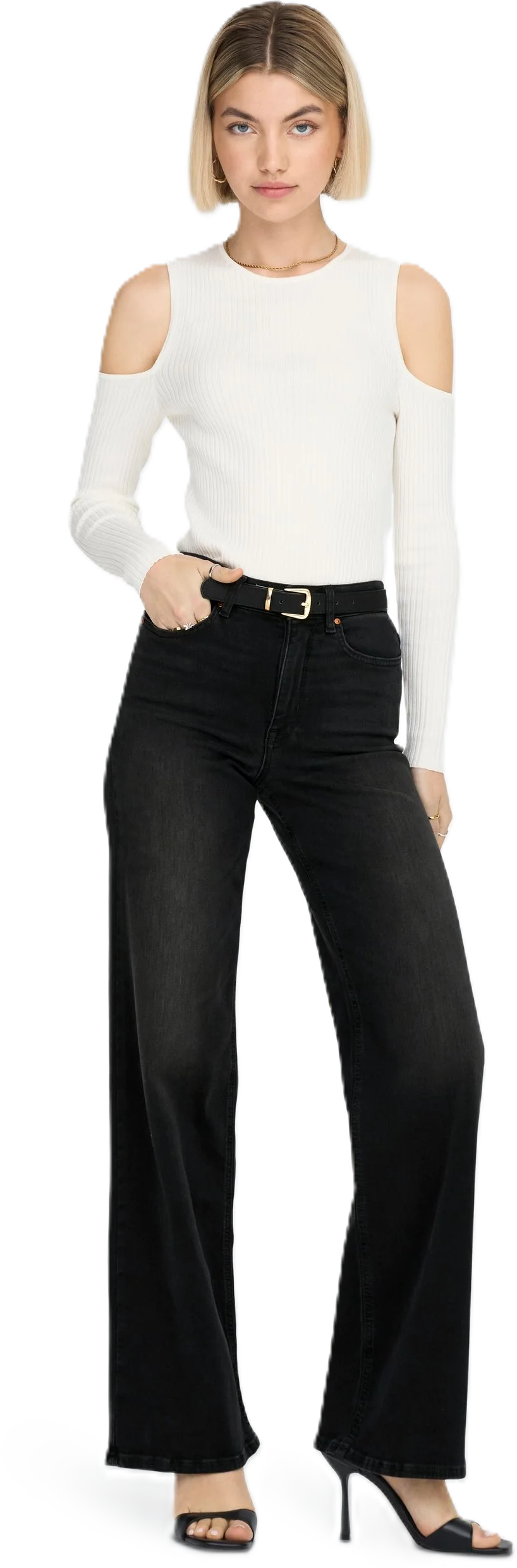 Only® Jeans, High-Waist, 5-Pocket-Style, FüR Damen, Schwarz, XS/30