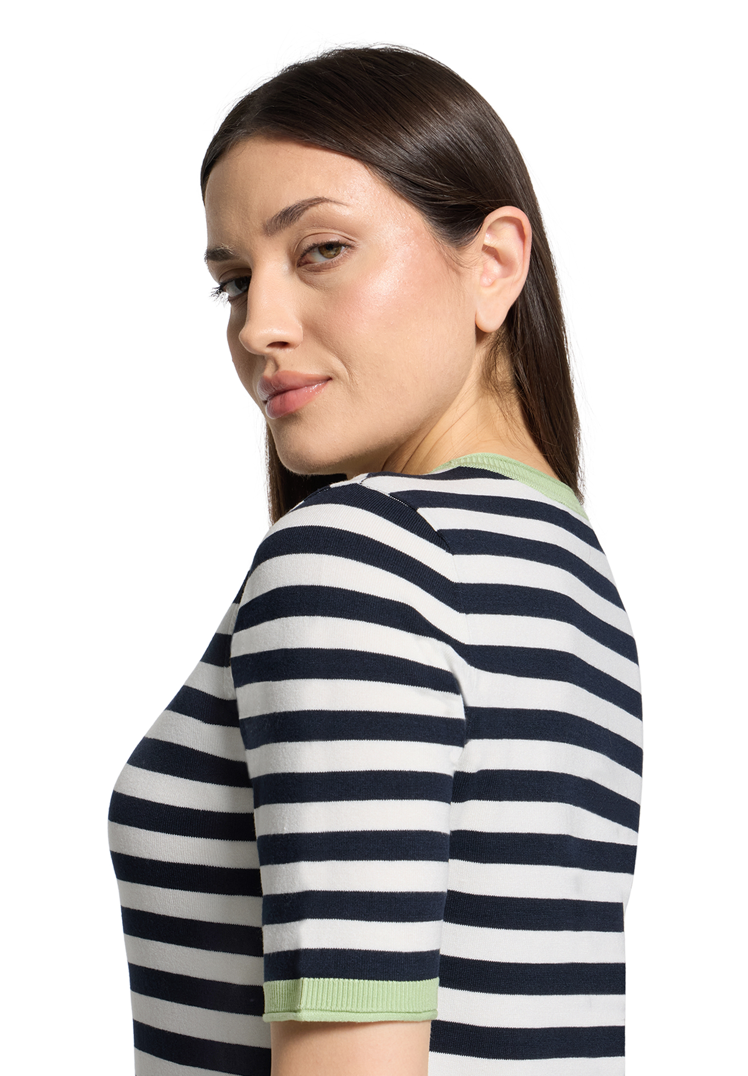 Betty Barclay Basic-Pullover Kurzarm, Blau, 46