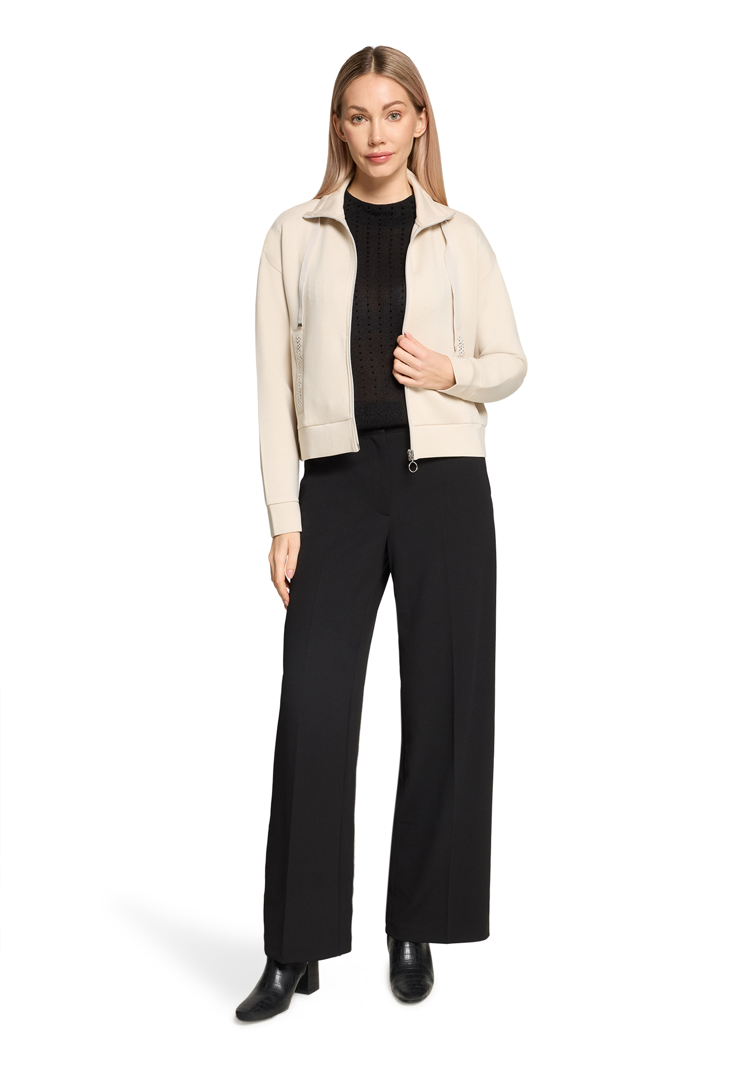 Betty Barclay Sweat Jacke, FüR Damen, Beige, 40