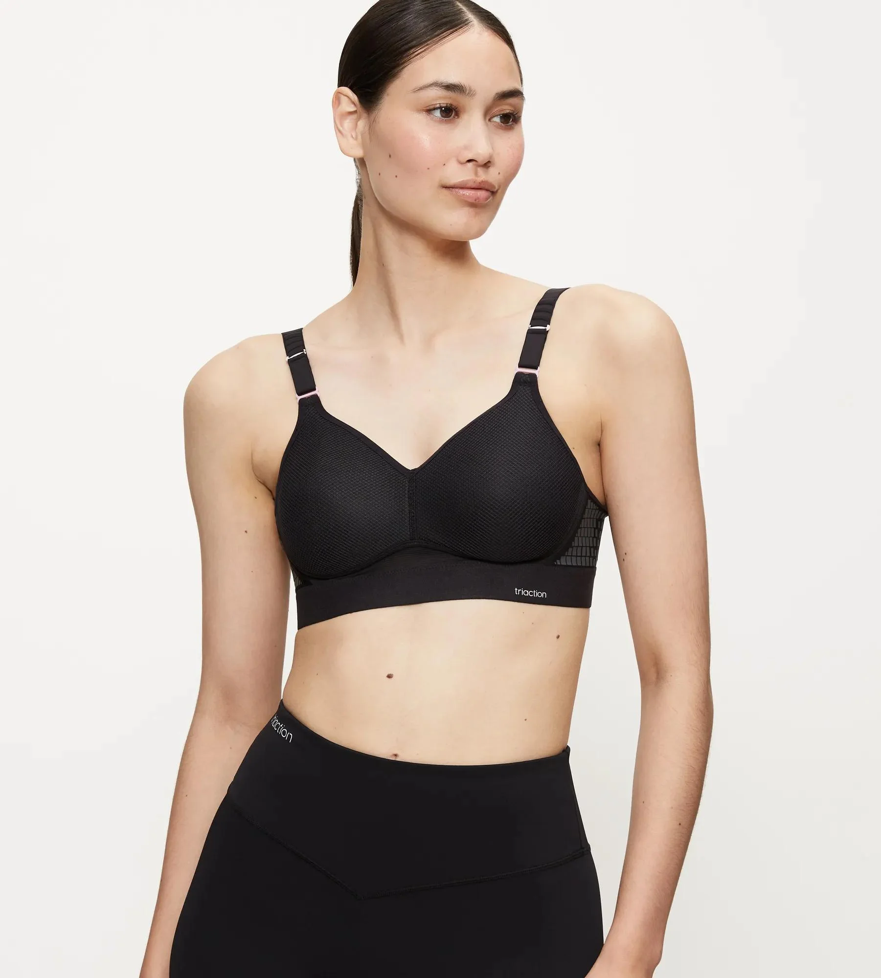 Triumph Hybrid Lite Sport-Bh, Extreme Bounce Control, Atmungsaktiv, FüR Damen, Schwarz, 80D