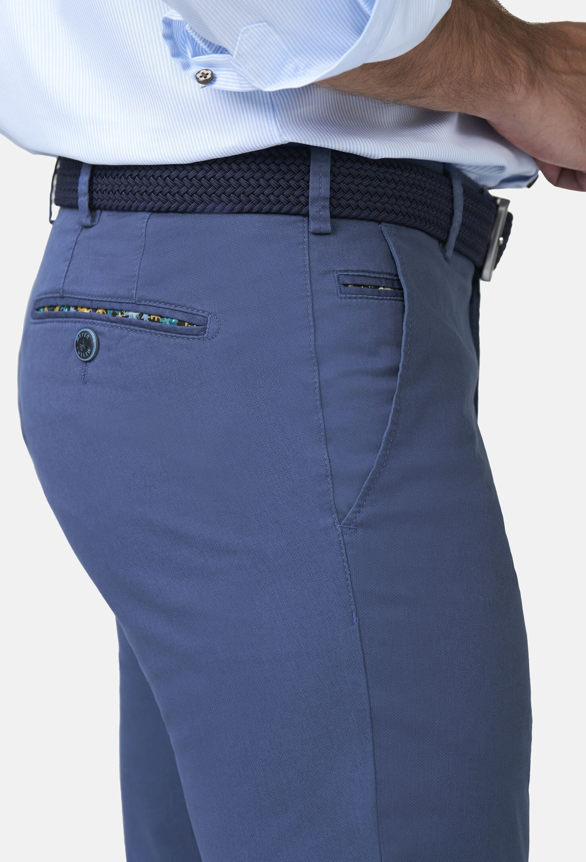 Meyer Hose "Bonn", FüR Herren, Blau, 24