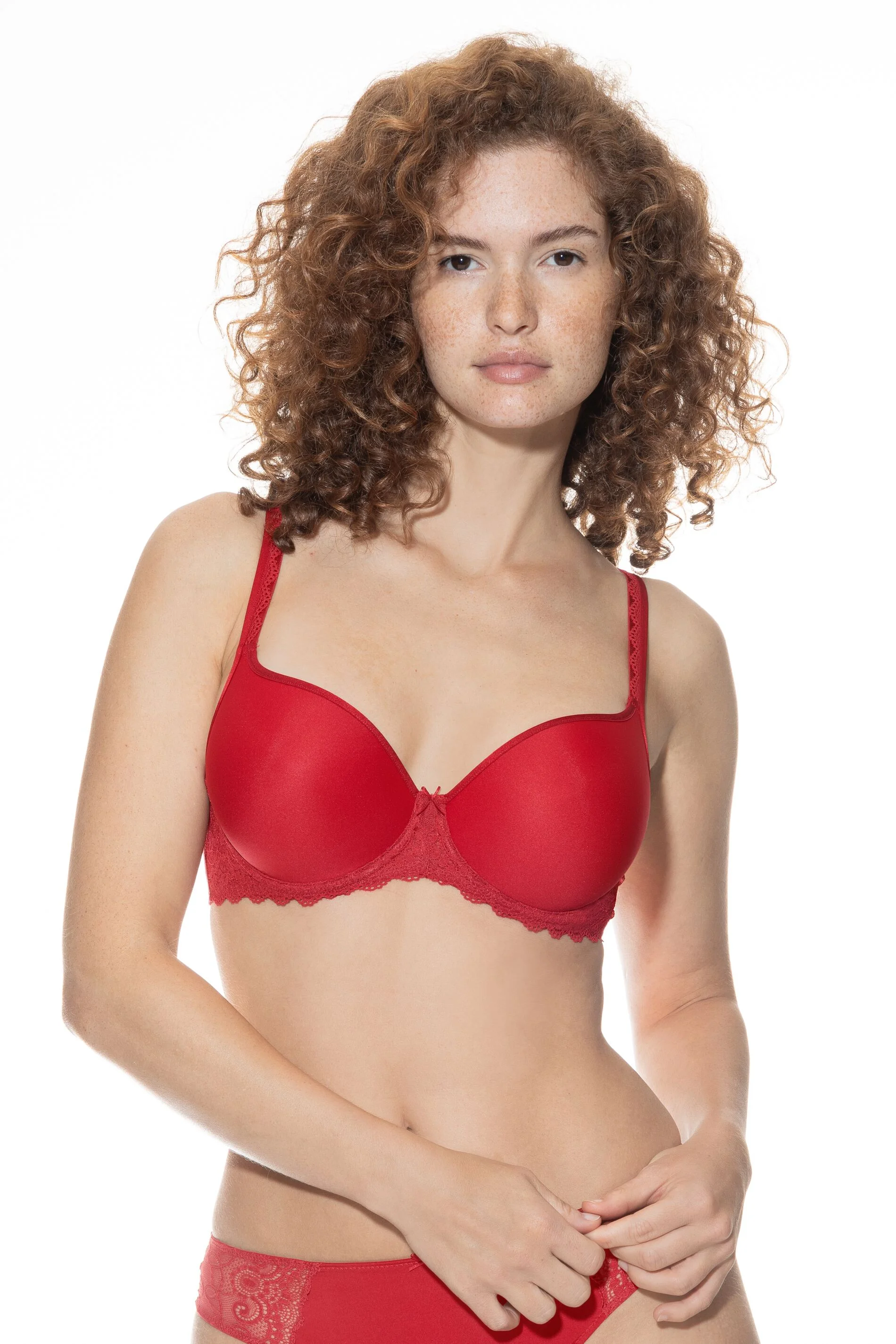 mey Amorous Spacer-Bh, Spitze, Schleifchen, FüR Damen, Rot, 75D