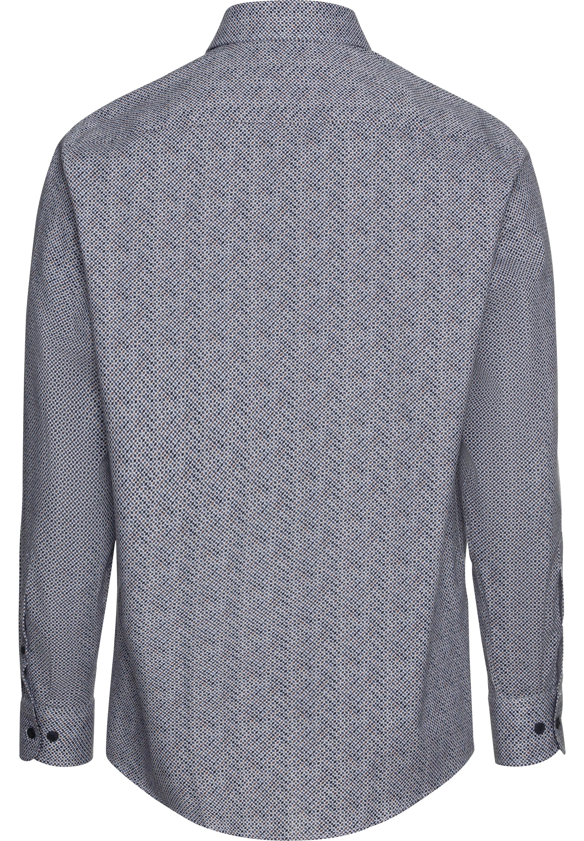 Casamoda Freizeithemd, Comfort Fit, Langarm, Button-Down-Kragen, FüR Herren, Blau, M