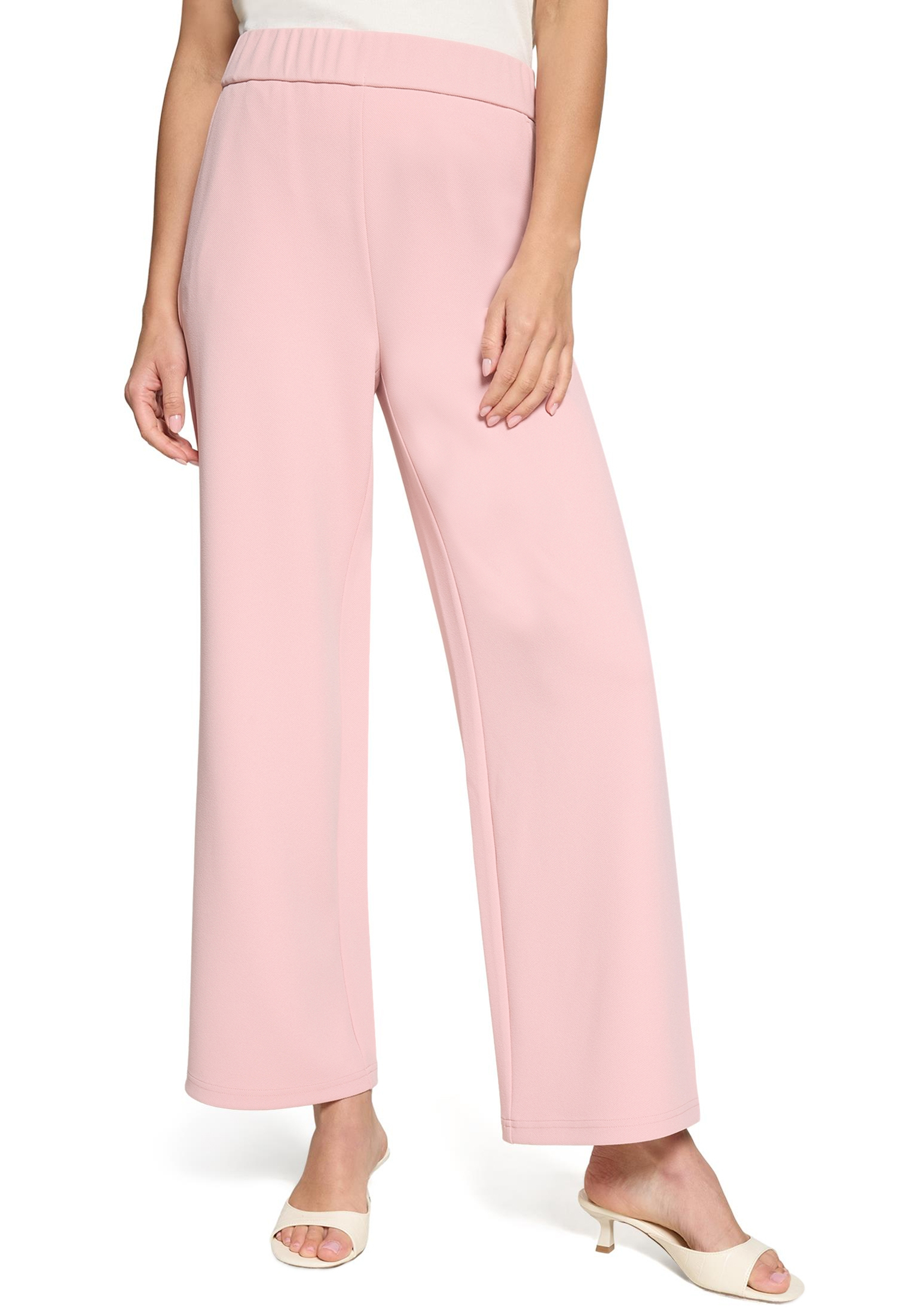 Zero Stoffhose Mit Elastischem Bund 28 Inch, Rosa, 34