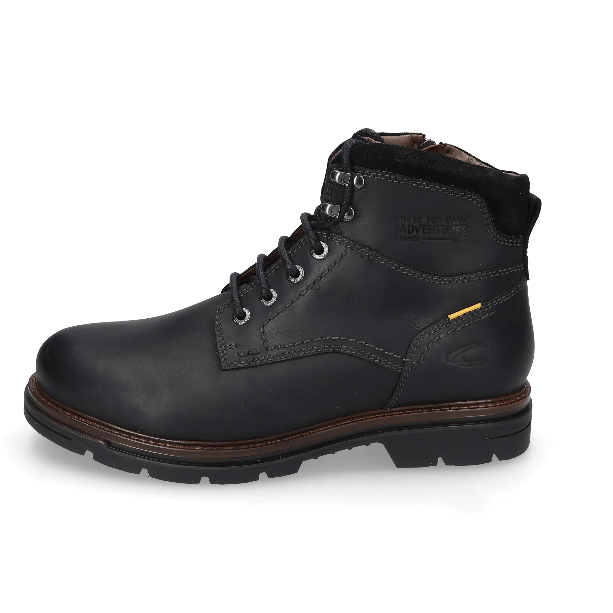 Camel Active SchnüRstiefeletten, Leder, FüR Herren, Schwarz, 42