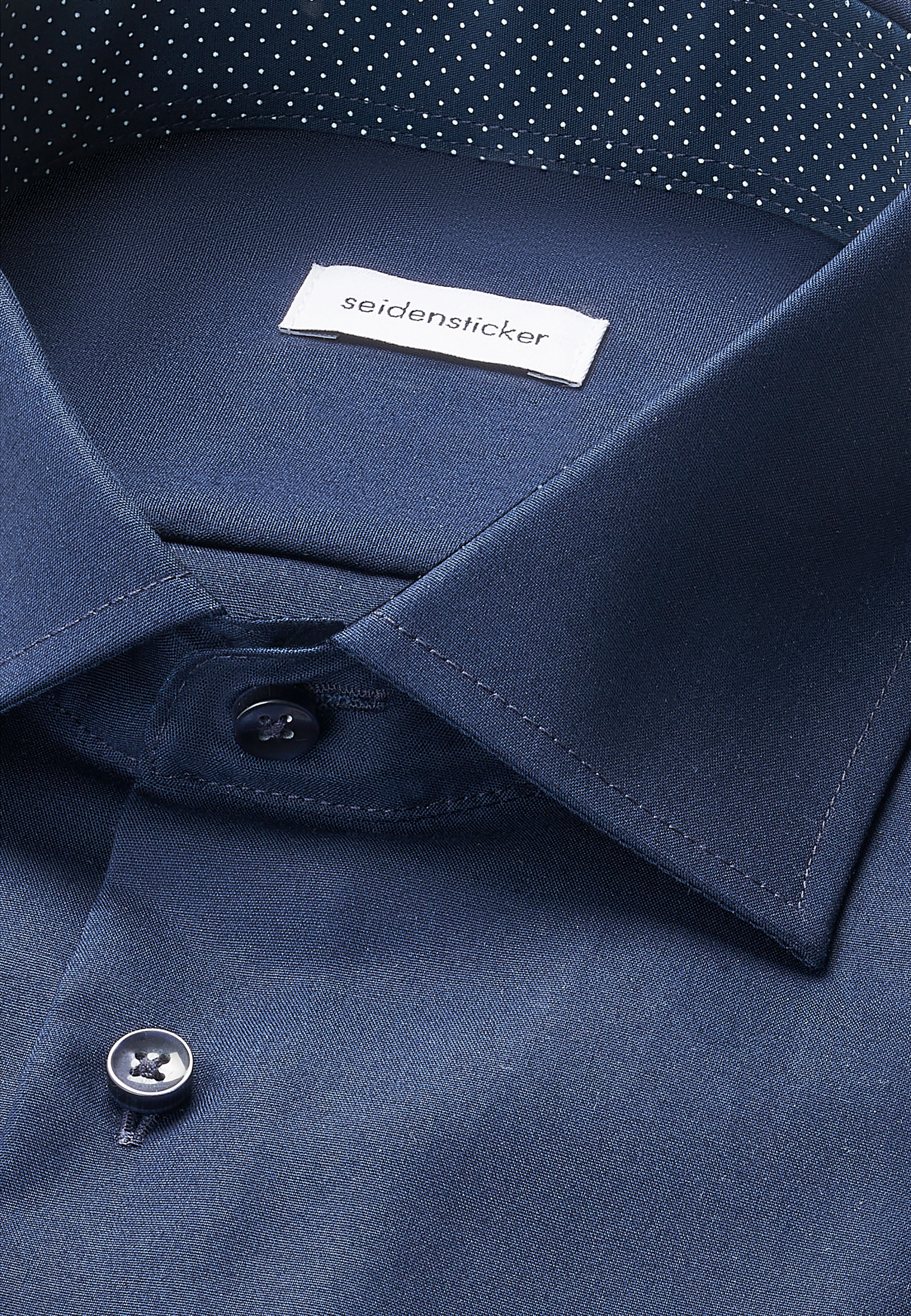 Seidensticker Business Hemd Schwarze Rose, Blau, 43