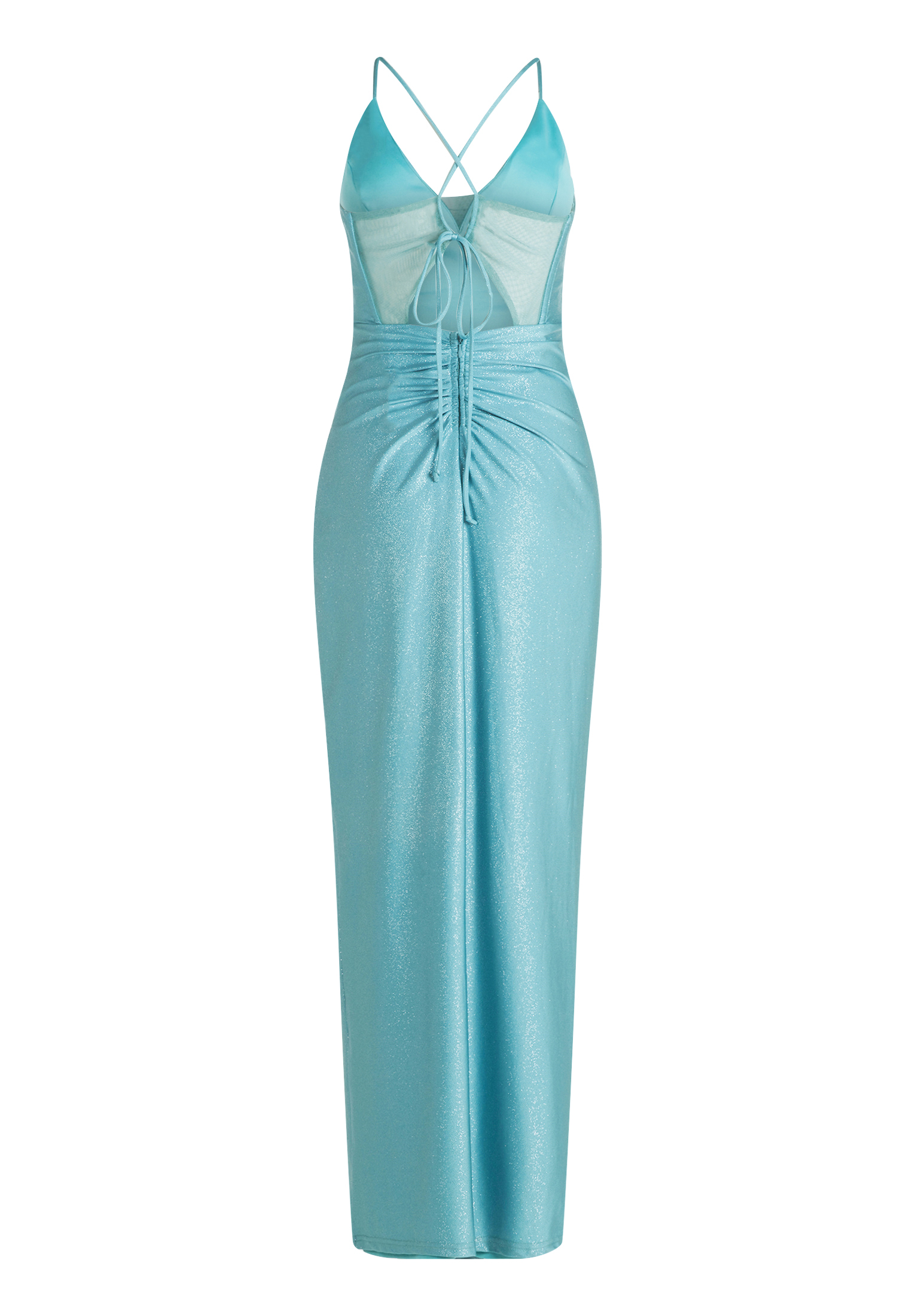 Vera Mont Abendkleid, V-Ausschnitt, FüR Damen, Blau, 36