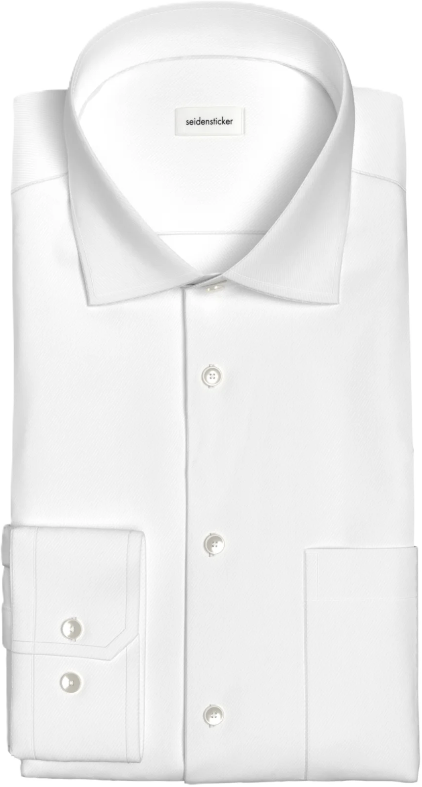 Seidensticker Business-Hemd, Regular Fit, Langarm, Kent-Kragen, FüR Herren, Weiß, 46