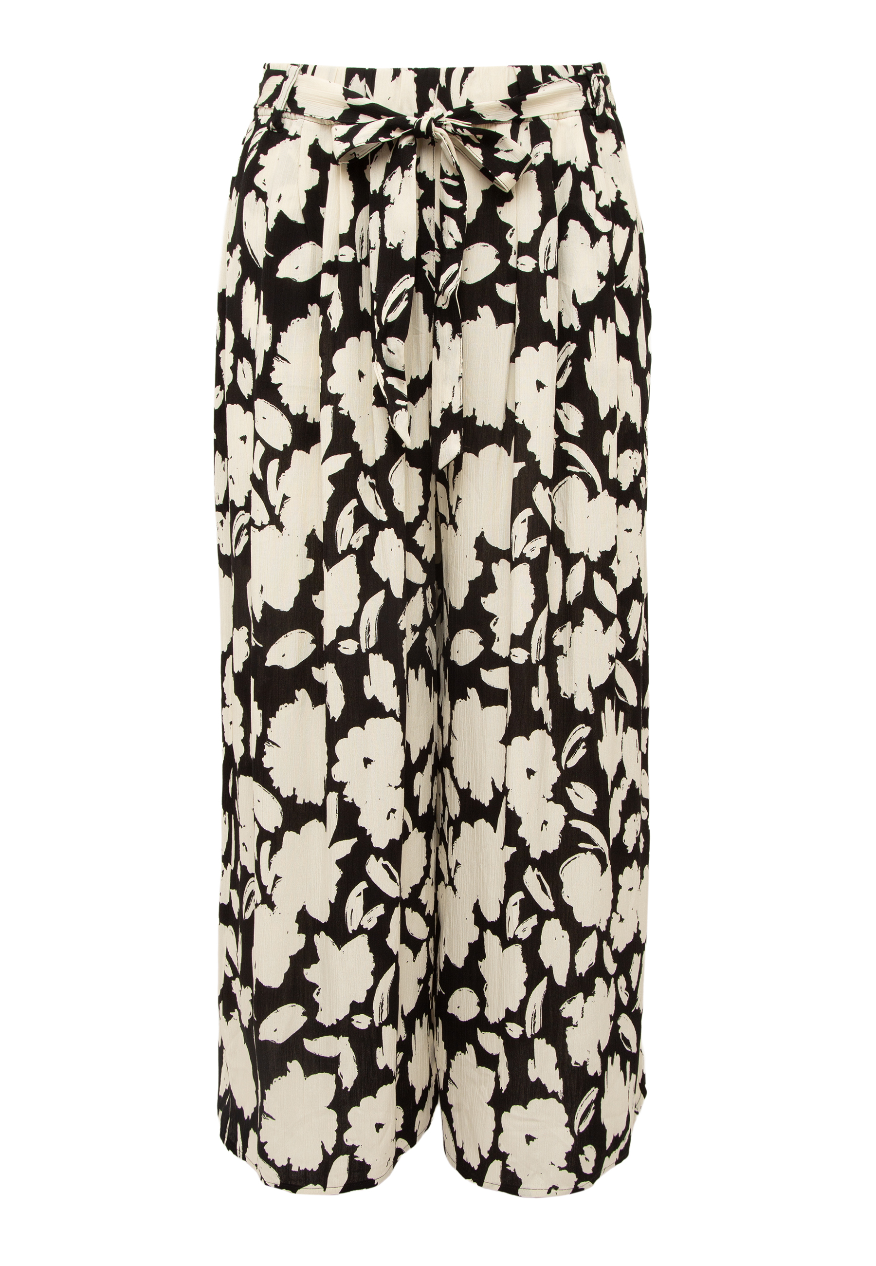 Mavi Stoffhose, BindegüRtel, FüR Damen, Schwarz|Weiß, S