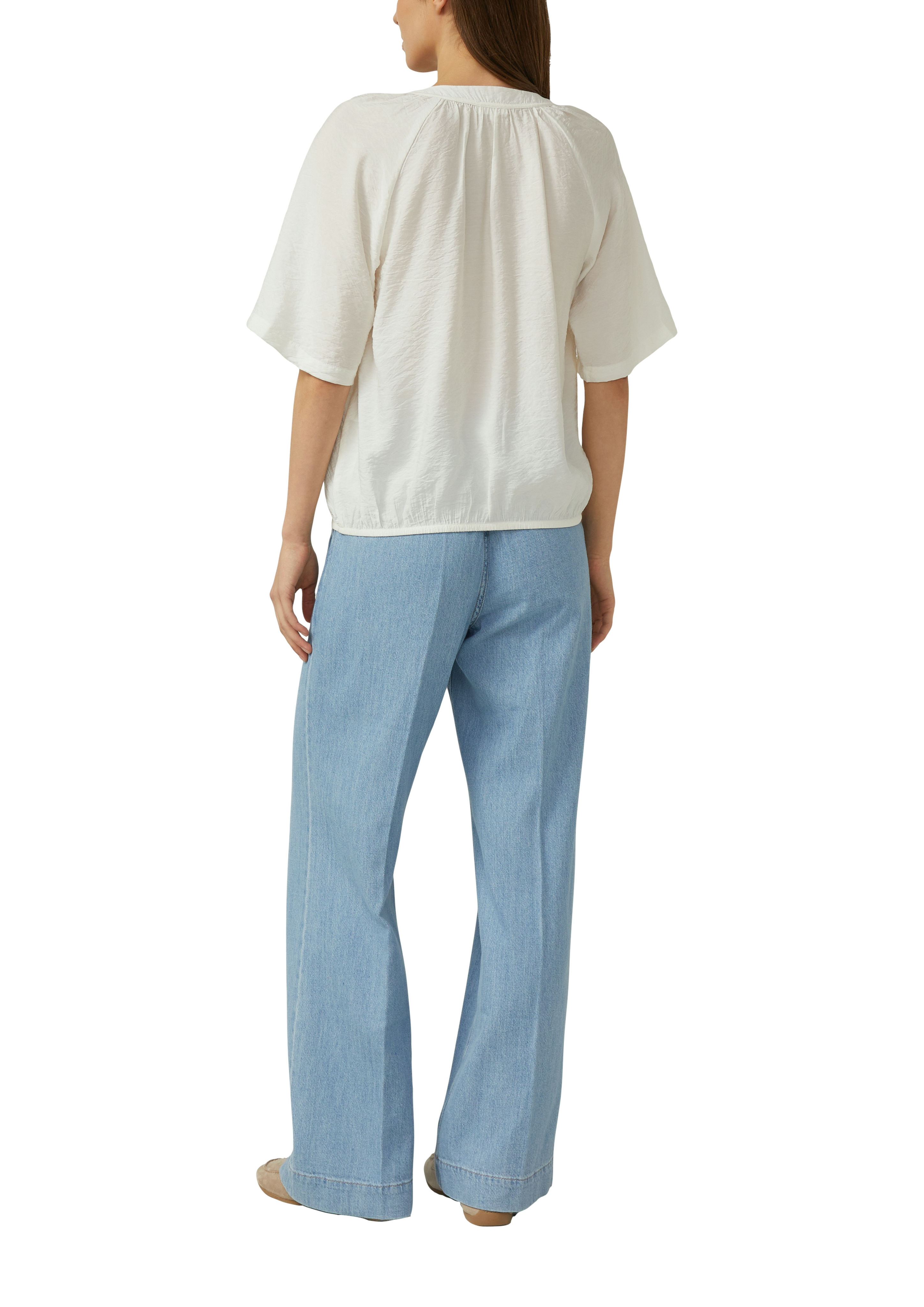 S.Oliver Red Label Shirtbluse, Halbarm, FüR Damen, Weiß, 40
