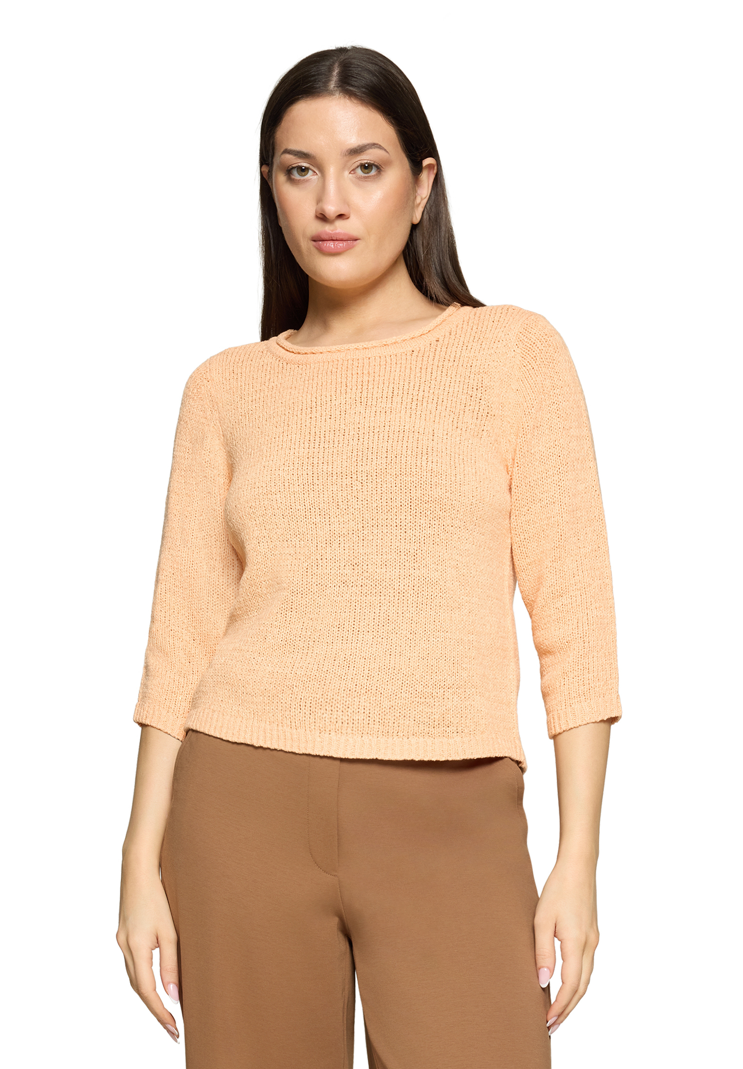 Betty Barclay Strickpullover Mit 3/4 Arm, Orange, 42