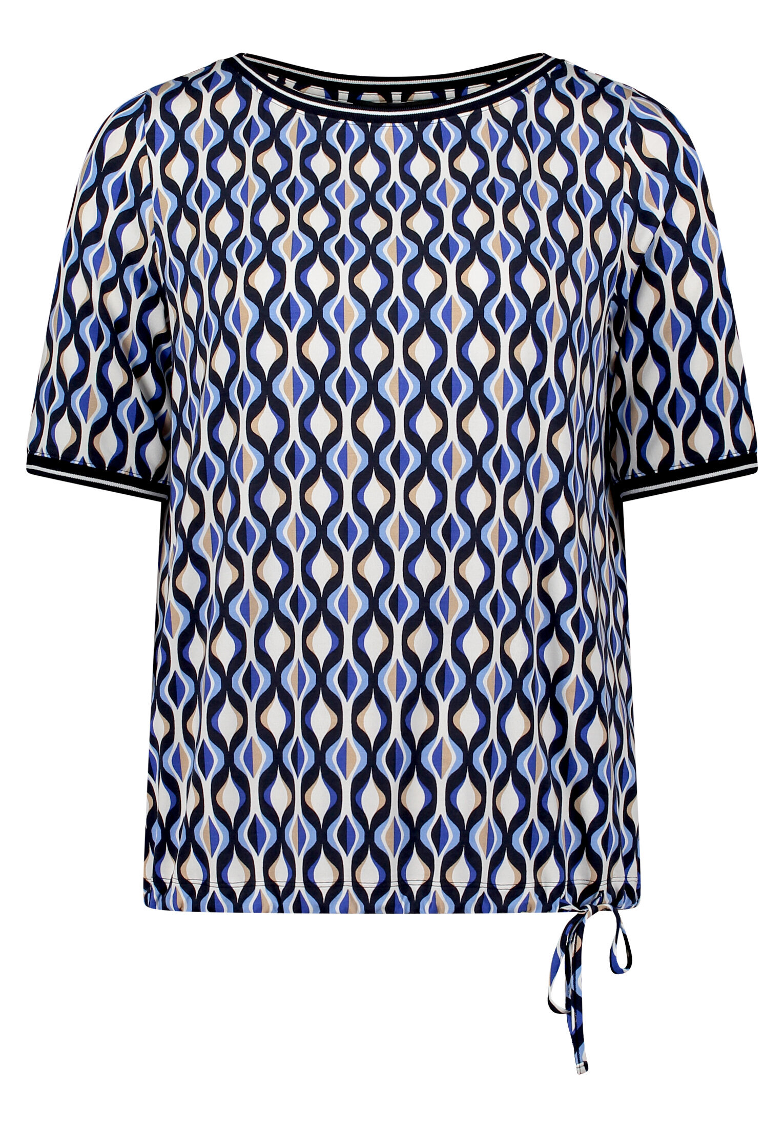 Betty Barclay Casual-Shirt Mit Tunnelzug, Blau, 42