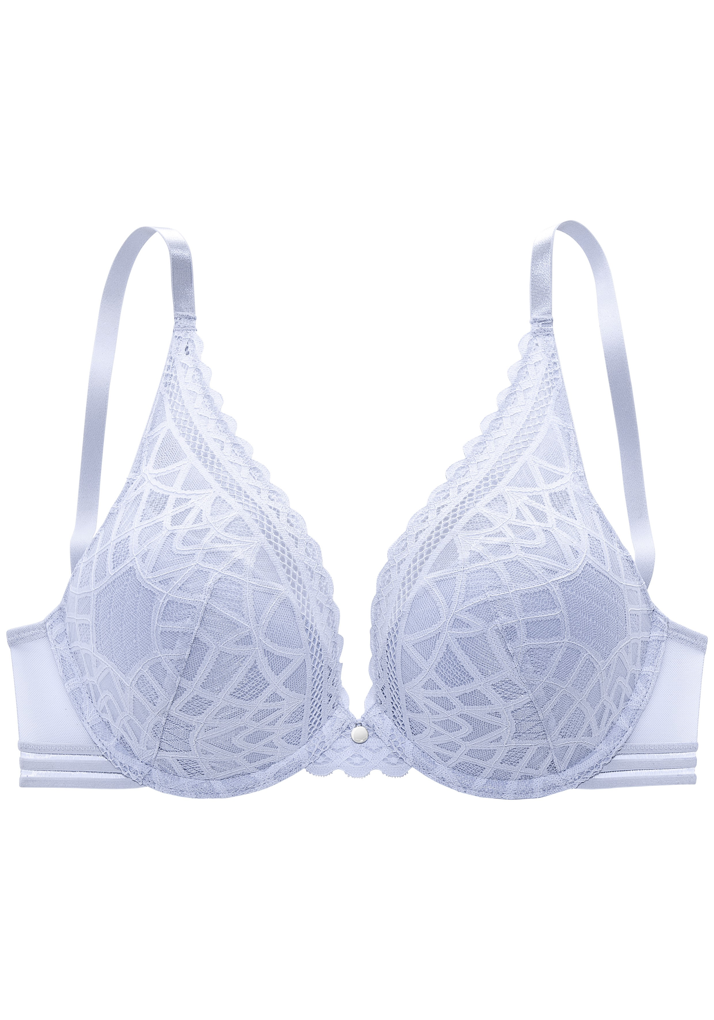 S.Oliver Red Label Push-Up-Bh Milene, Spitze, FüR Damen, Blau, 70 B
