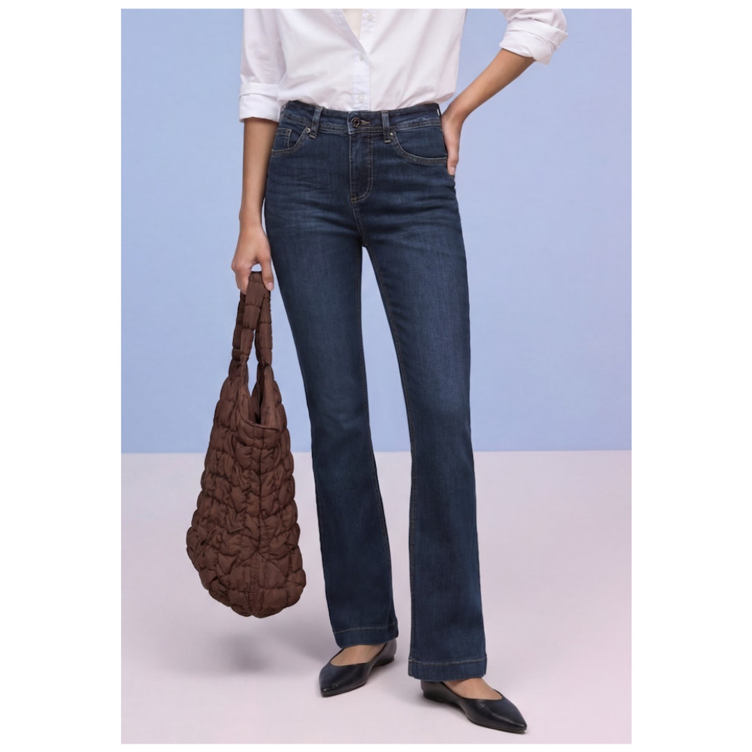Street One Jeanshose, 5-Pocket, FüR Damen, Blau, 27/32