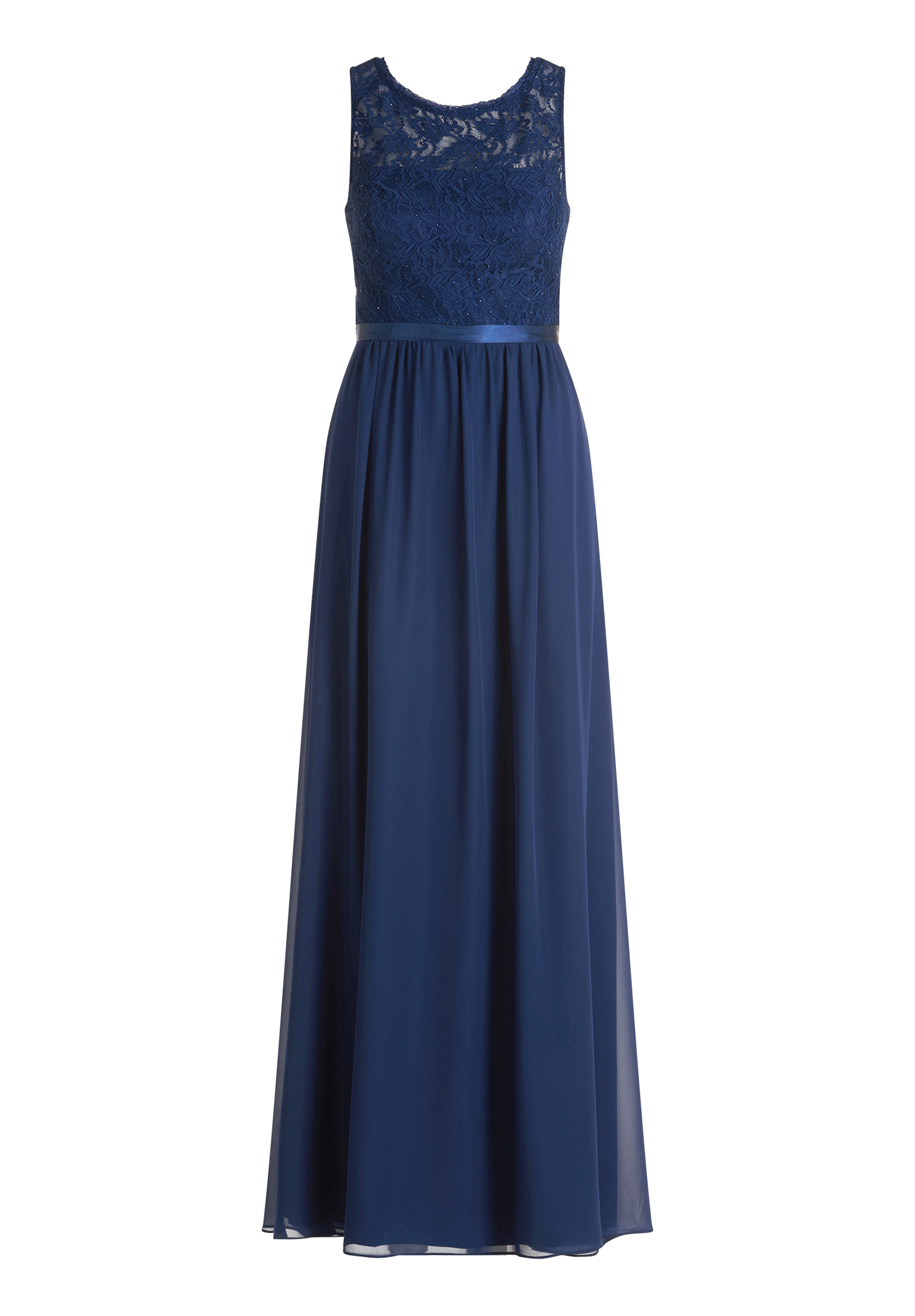 Vera Mont Cocktailkleid Mit Spitze, FüR Damen, Blau, 38