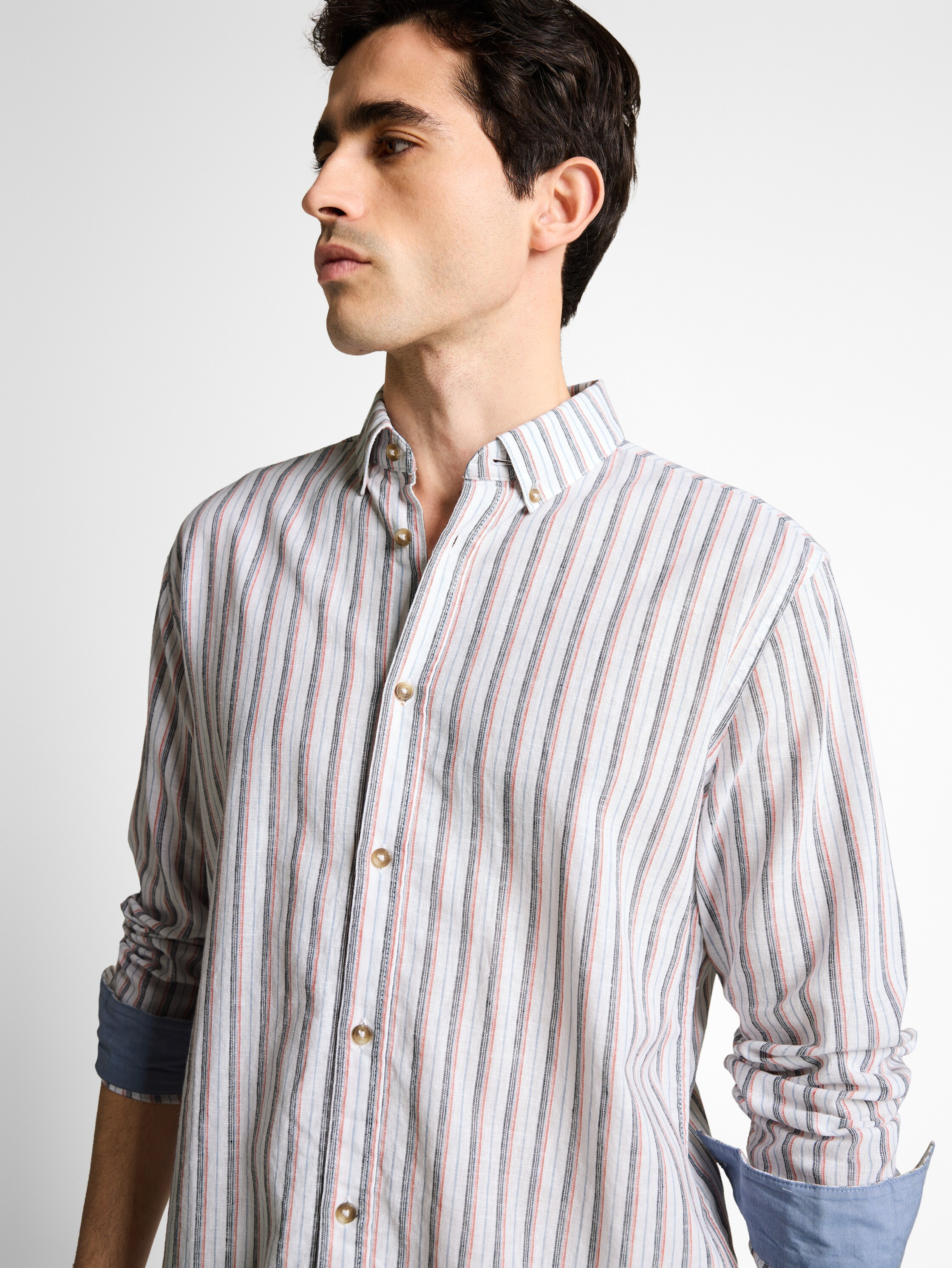 Tom Tailor Freizeithemd, Regular-Fit, Langarm, Button-Down-Kragen, FüR Herren, Weiß, 3XL